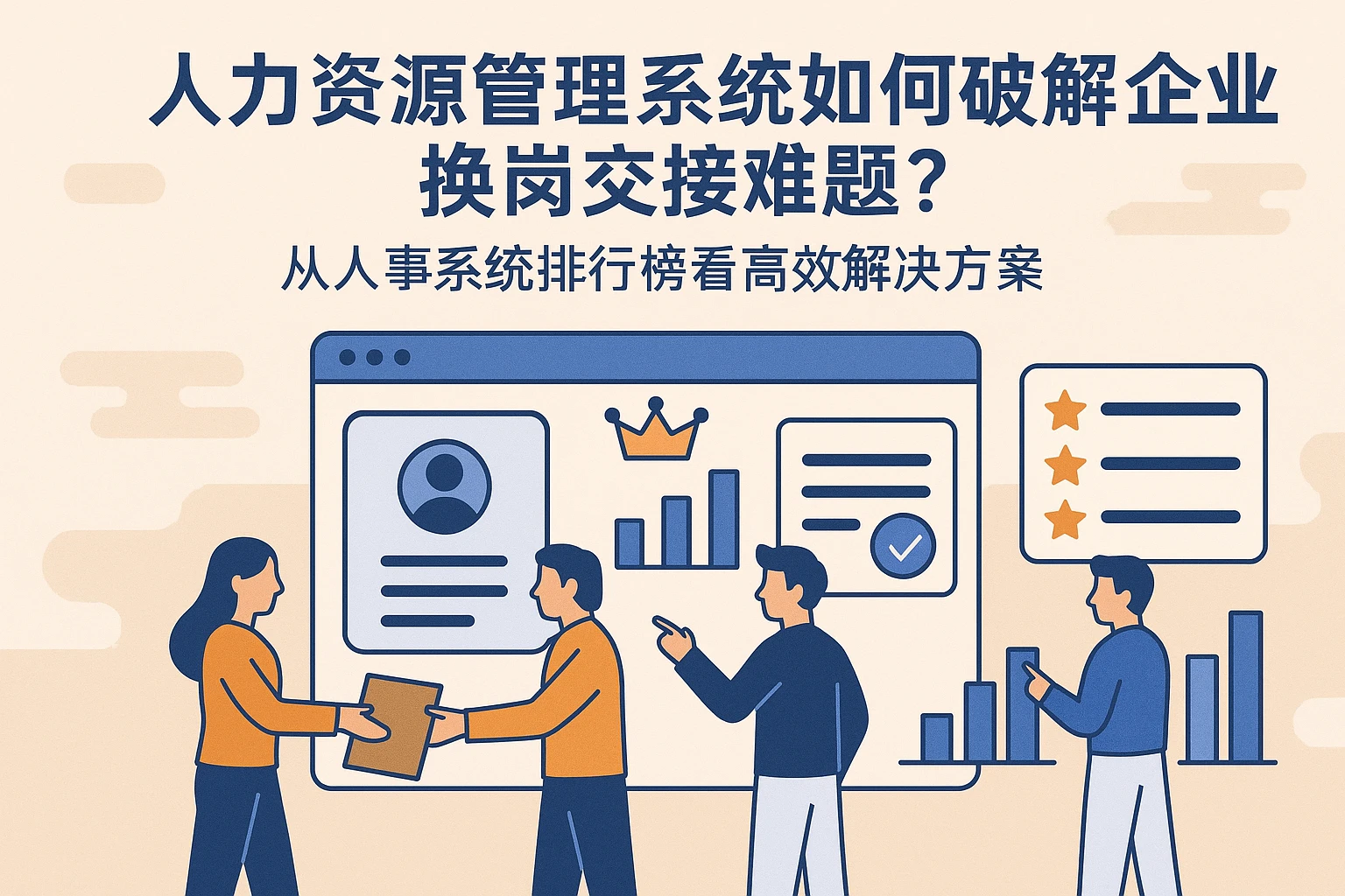 人力资源管理系统如何破解企业换岗交接难题？从人事系统排行榜看高效解决方案