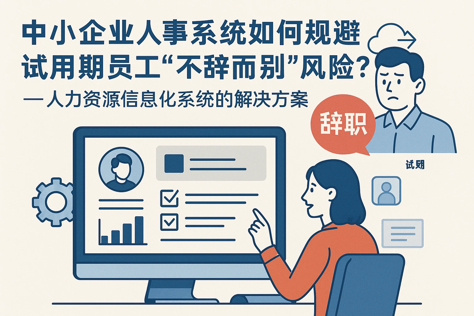 中小企业人事系统如何规避试用期员工“不辞而别”风险？——人力资源信息化系统的解决方案