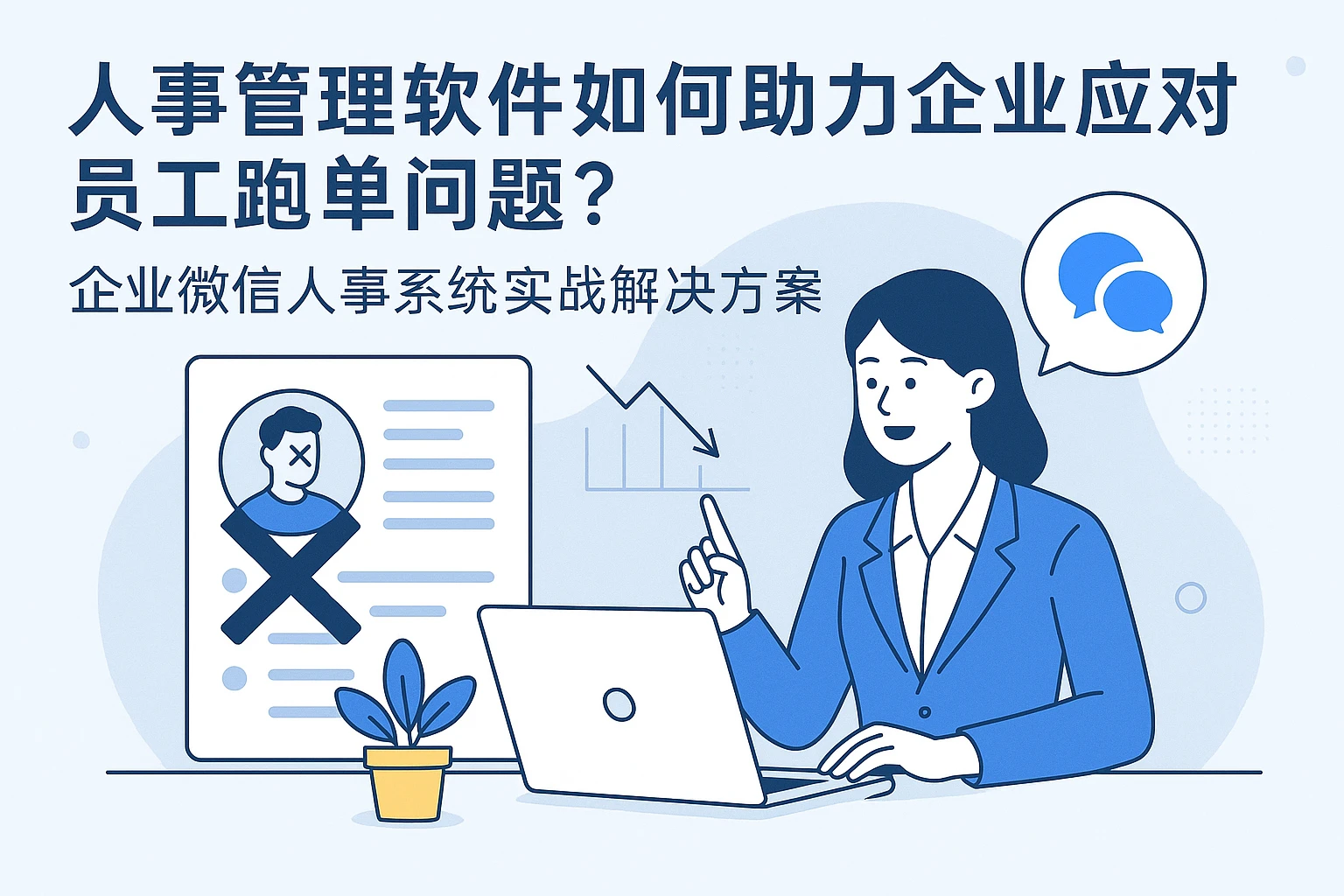 人事管理软件如何助力企业应对员工跑单问题？企业微信人事系统实战解决方案