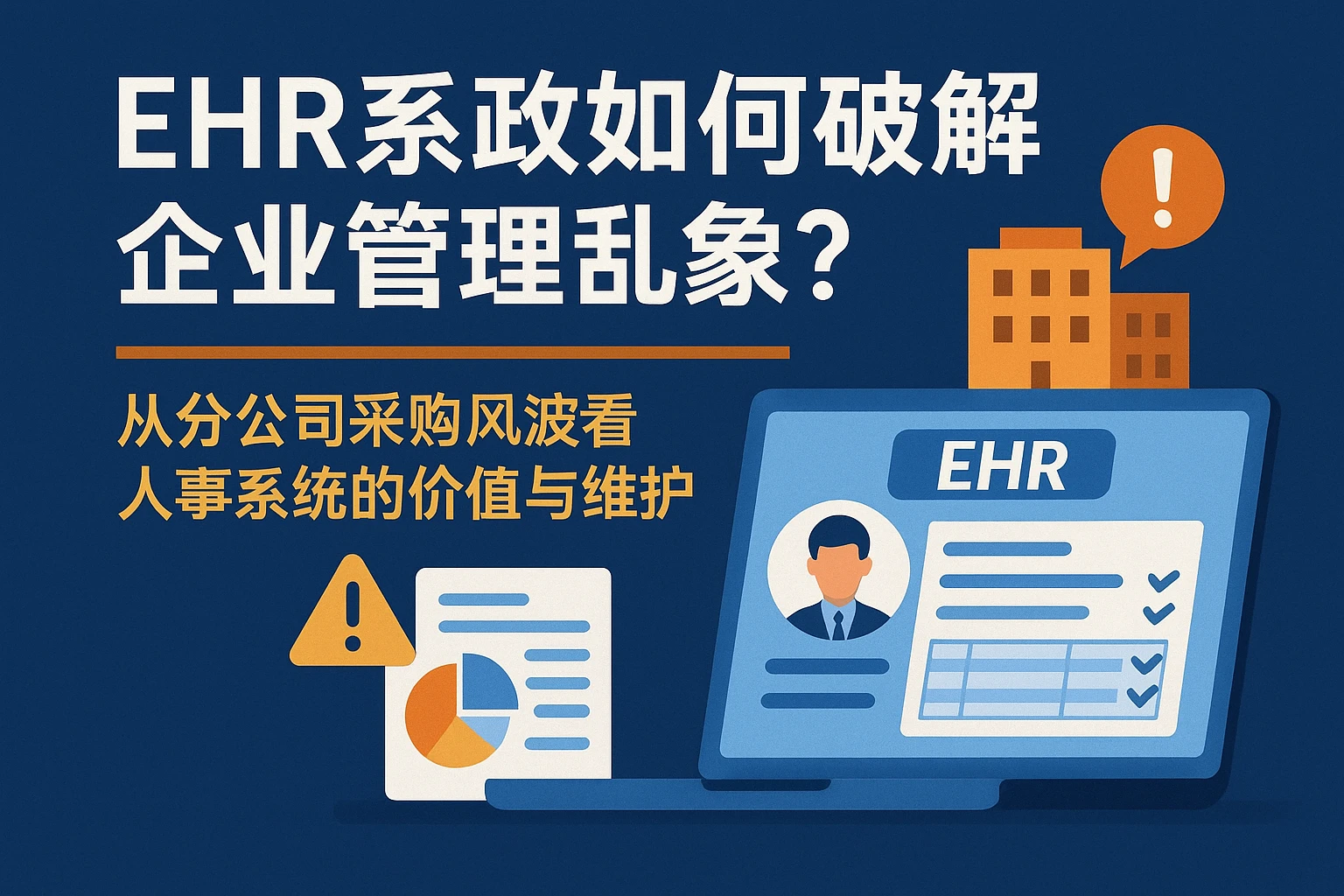EHR系统如何破解企业管理乱象？从分公司采购风波看人事系统的价值与维护