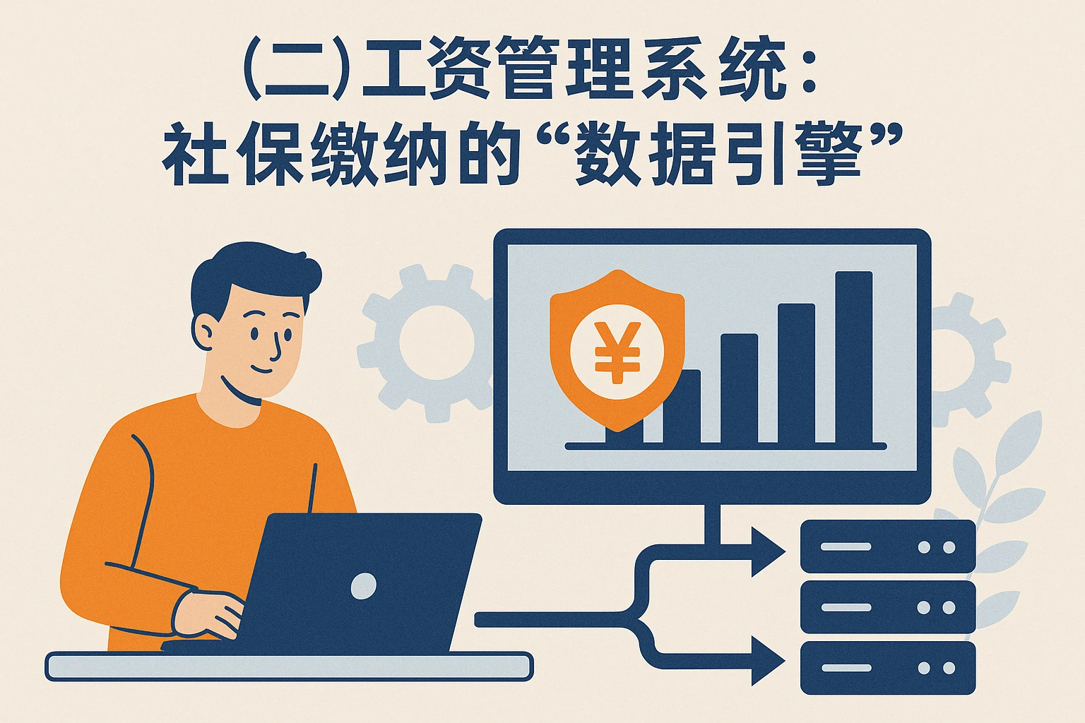 （二）工资管理系统：社保缴纳的“数据引擎”