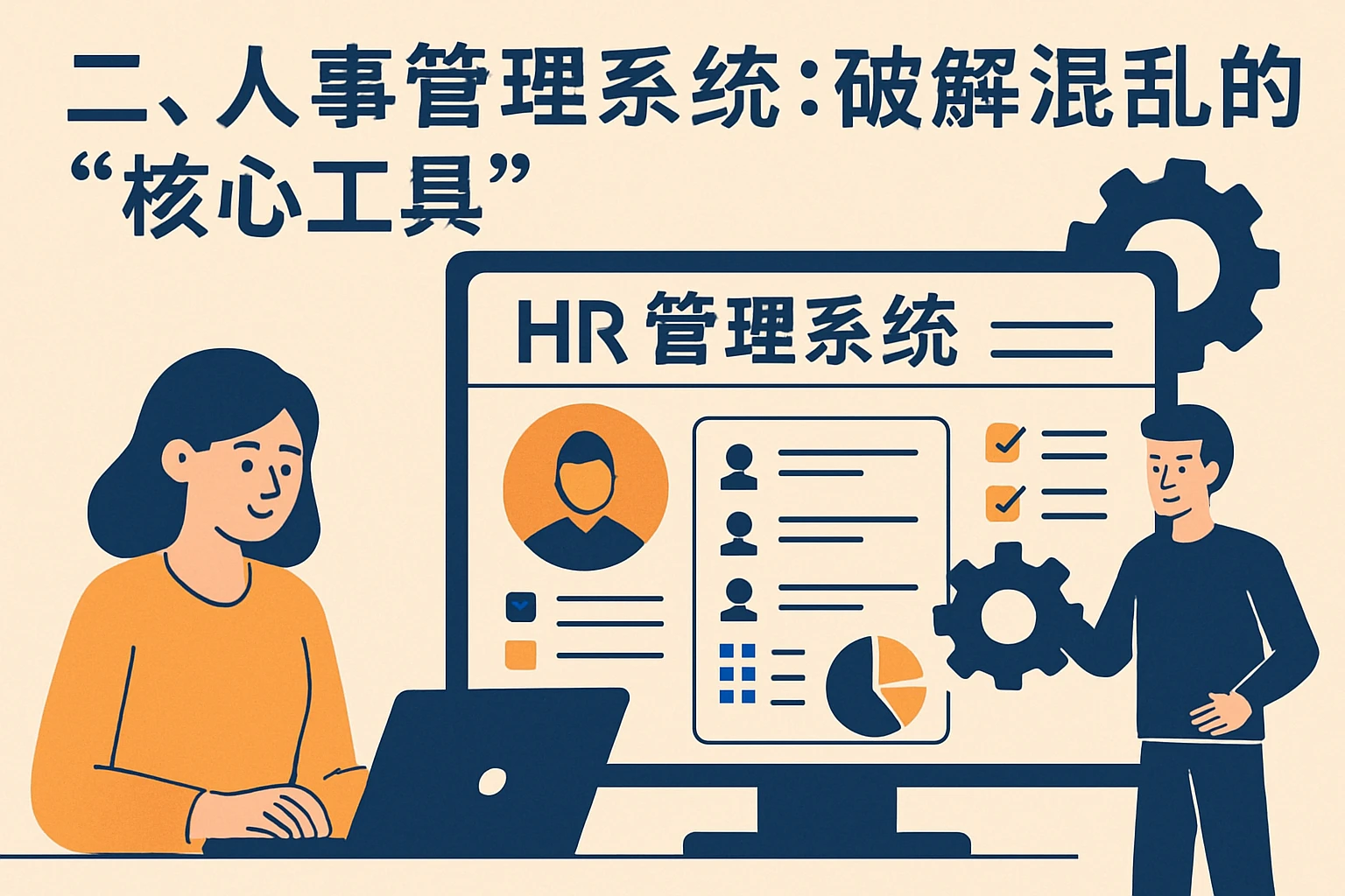 二、人事管理系统：破解混乱的“核心工具”