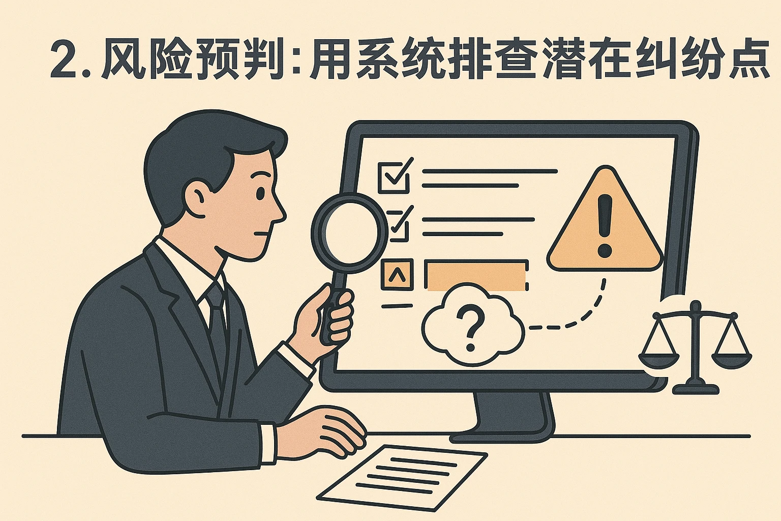 2. 风险预判：用系统排查潜在纠纷点