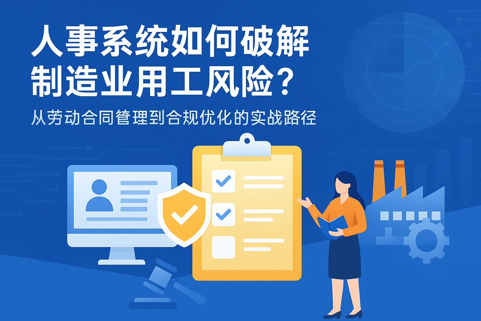 人事系统如何破解制造业用工风险？从劳动合同管理到合规优化的实战路径