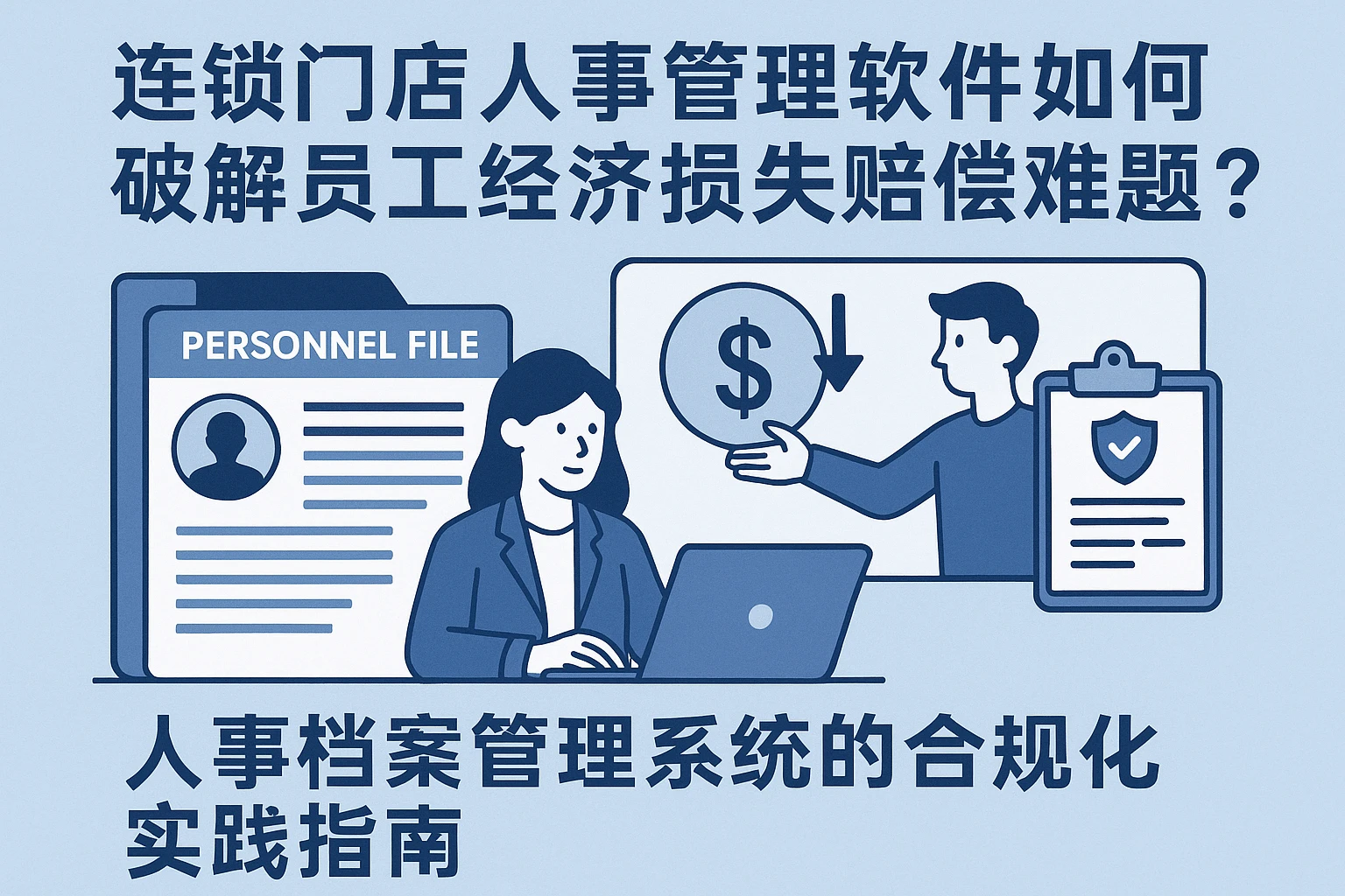 连锁门店人事管理软件如何破解员工经济损失赔偿难题？——人事档案管理系统的合规化实践指南
