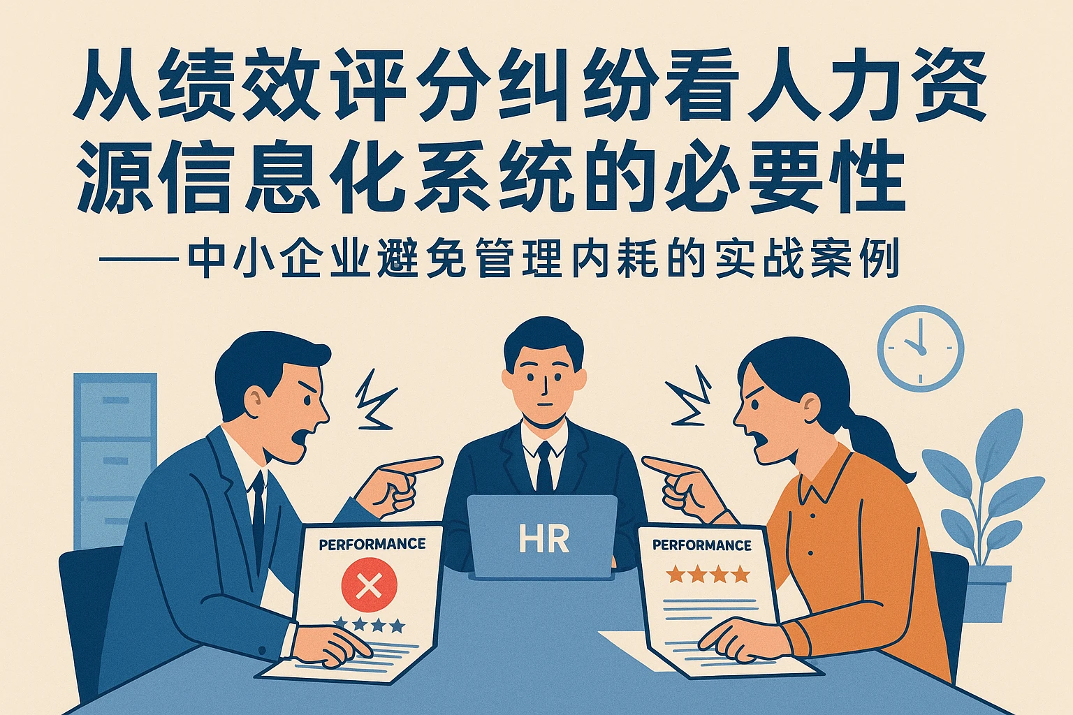 从绩效评分纠纷看人力资源信息化系统的必要性——中小企业避免管理内耗的实战案例