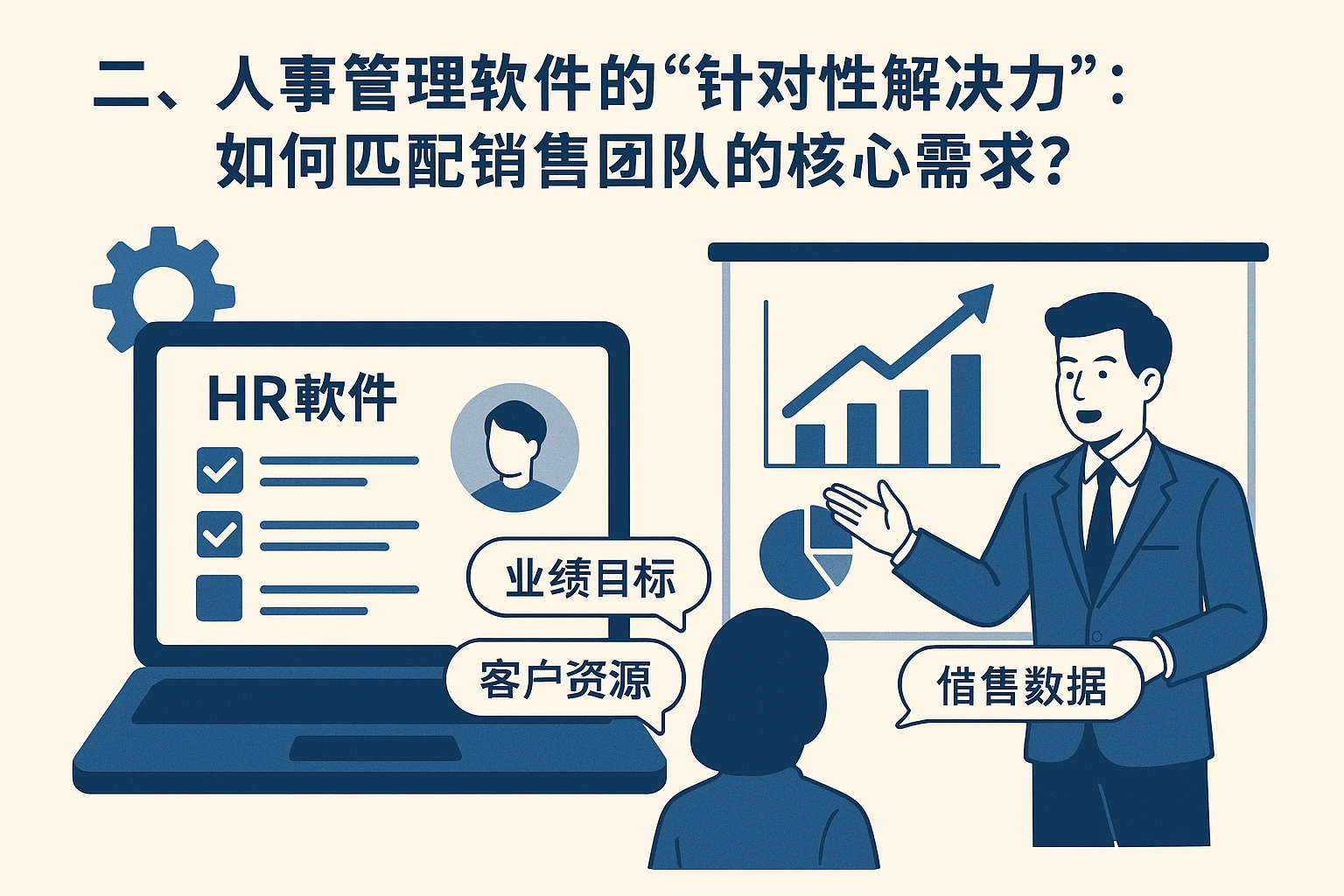 二、人事管理软件的“针对性解决力”：如何匹配销售团队的核心需求？