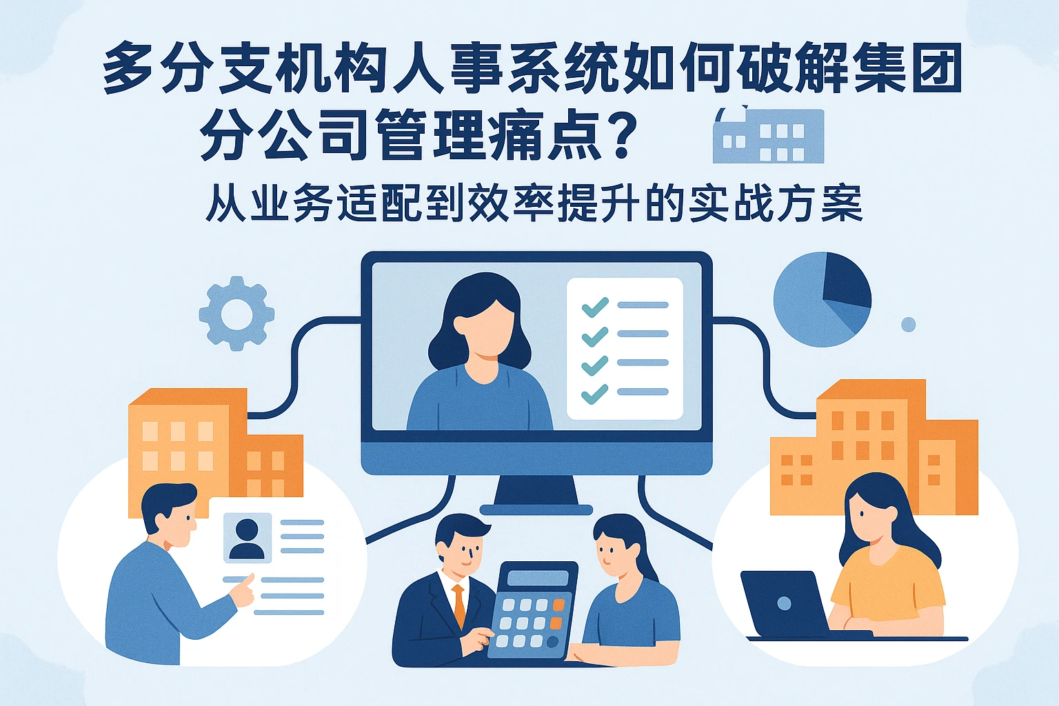 多分支机构人事系统如何破解集团分公司管理痛点？从业务适配到效率提升的实战方案
