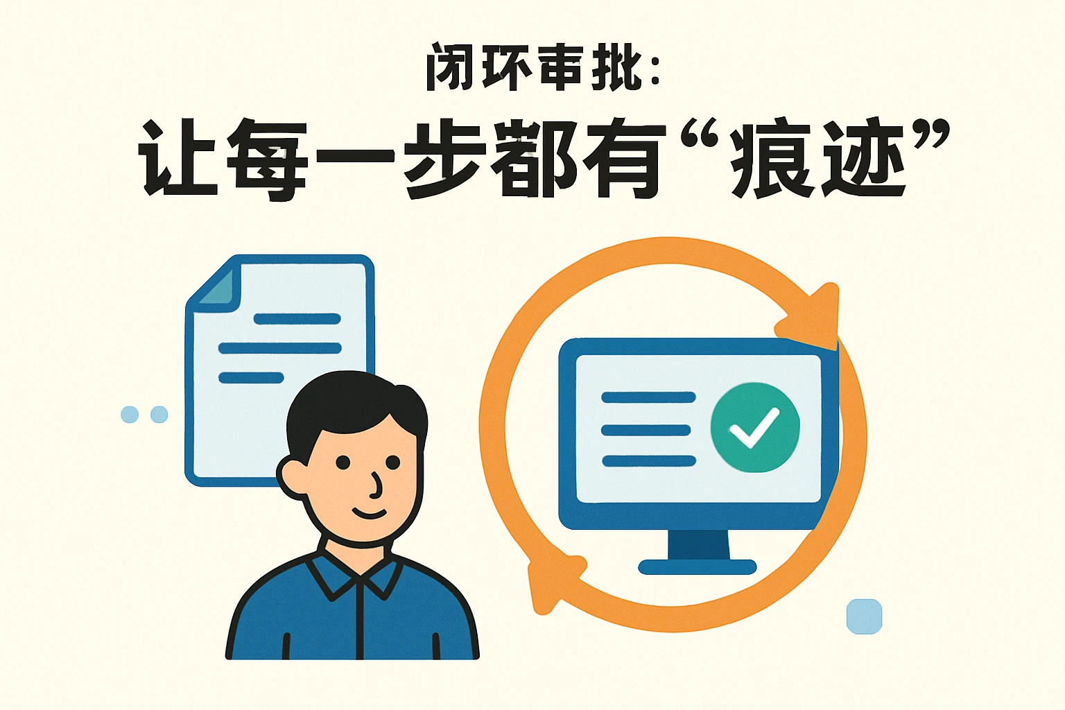 （二）闭环审批：让每一步都有“痕迹”