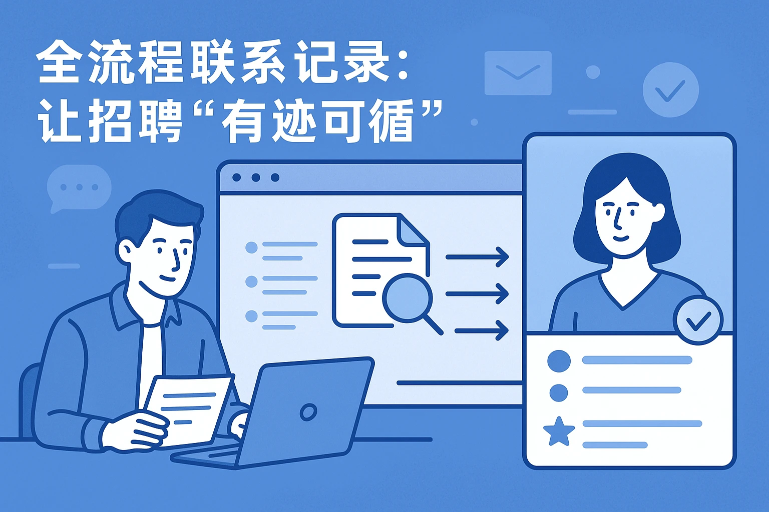 2. 全流程联系记录：让招聘“有迹可循”