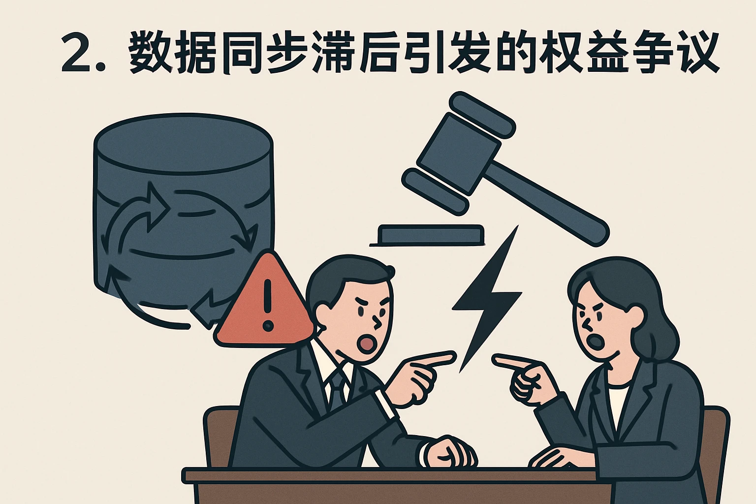 2. 数据同步滞后引发的权益争议