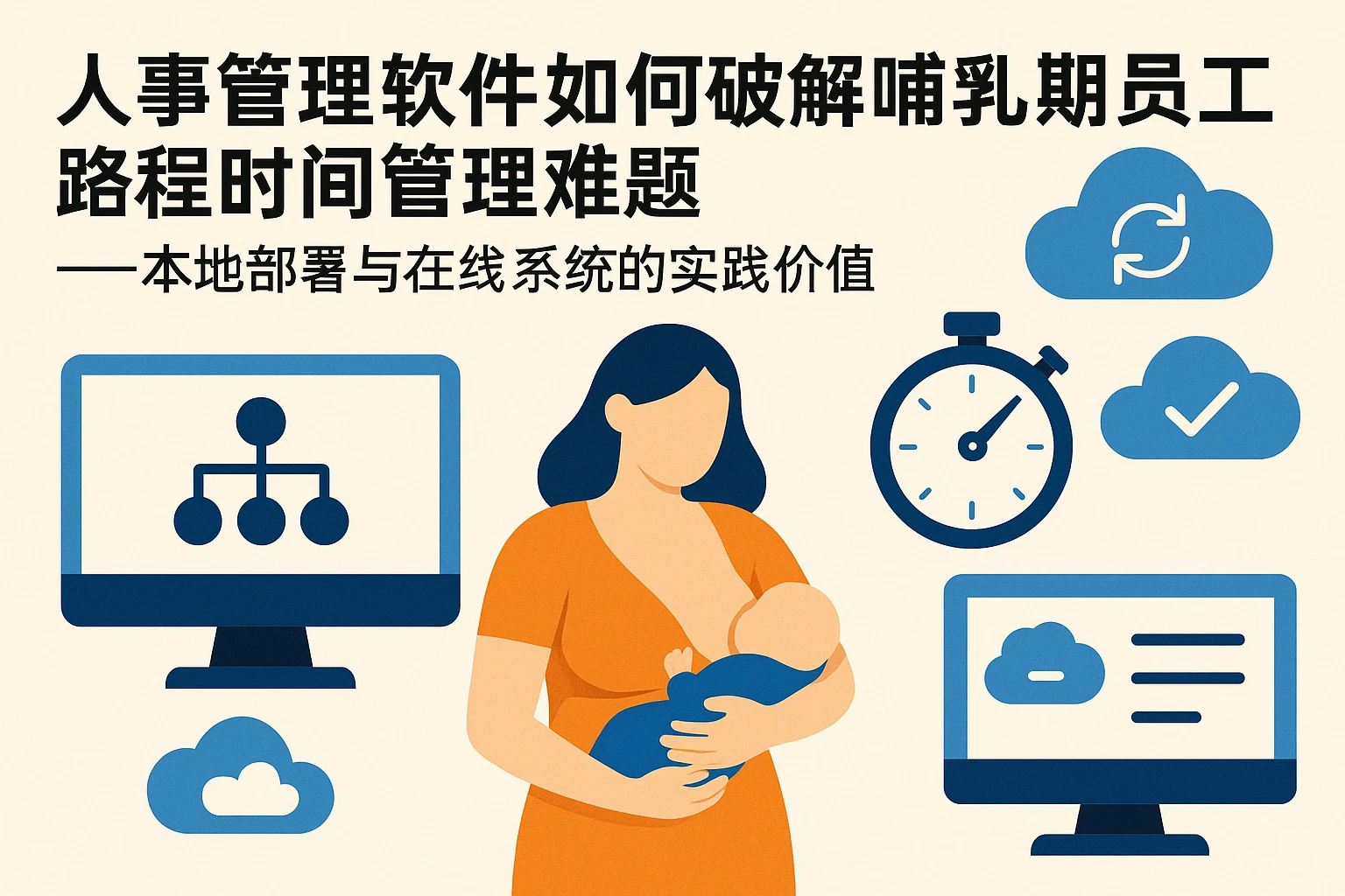 人事管理软件如何破解哺乳期员工路程时间管理难题——本地部署与在线系统的实践价值