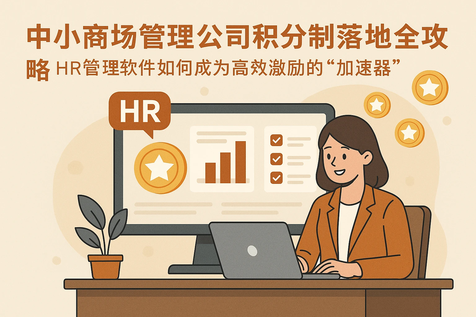 中小商场管理公司积分制落地全攻略：HR管理软件如何成为高效激励的“加速器”