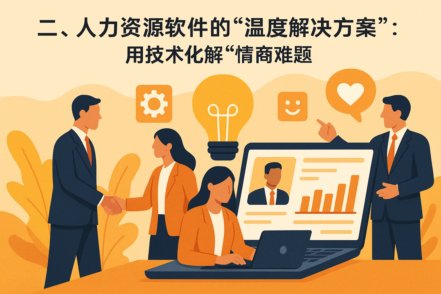 二、人力资源软件的“温度解决方案”：用技术化解“情商难题”