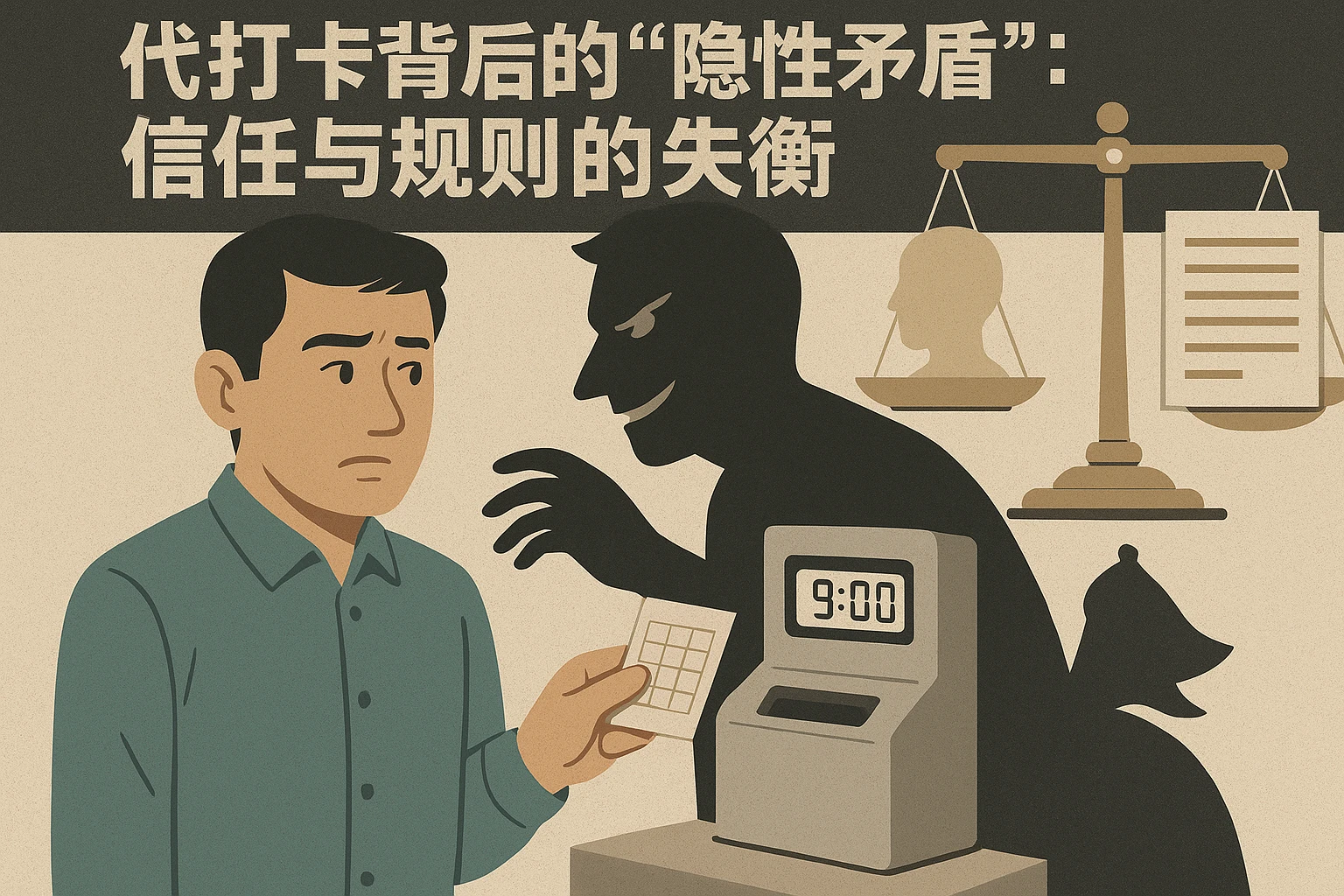 2. 代打卡背后的“隐性矛盾”：信任与规则的失衡