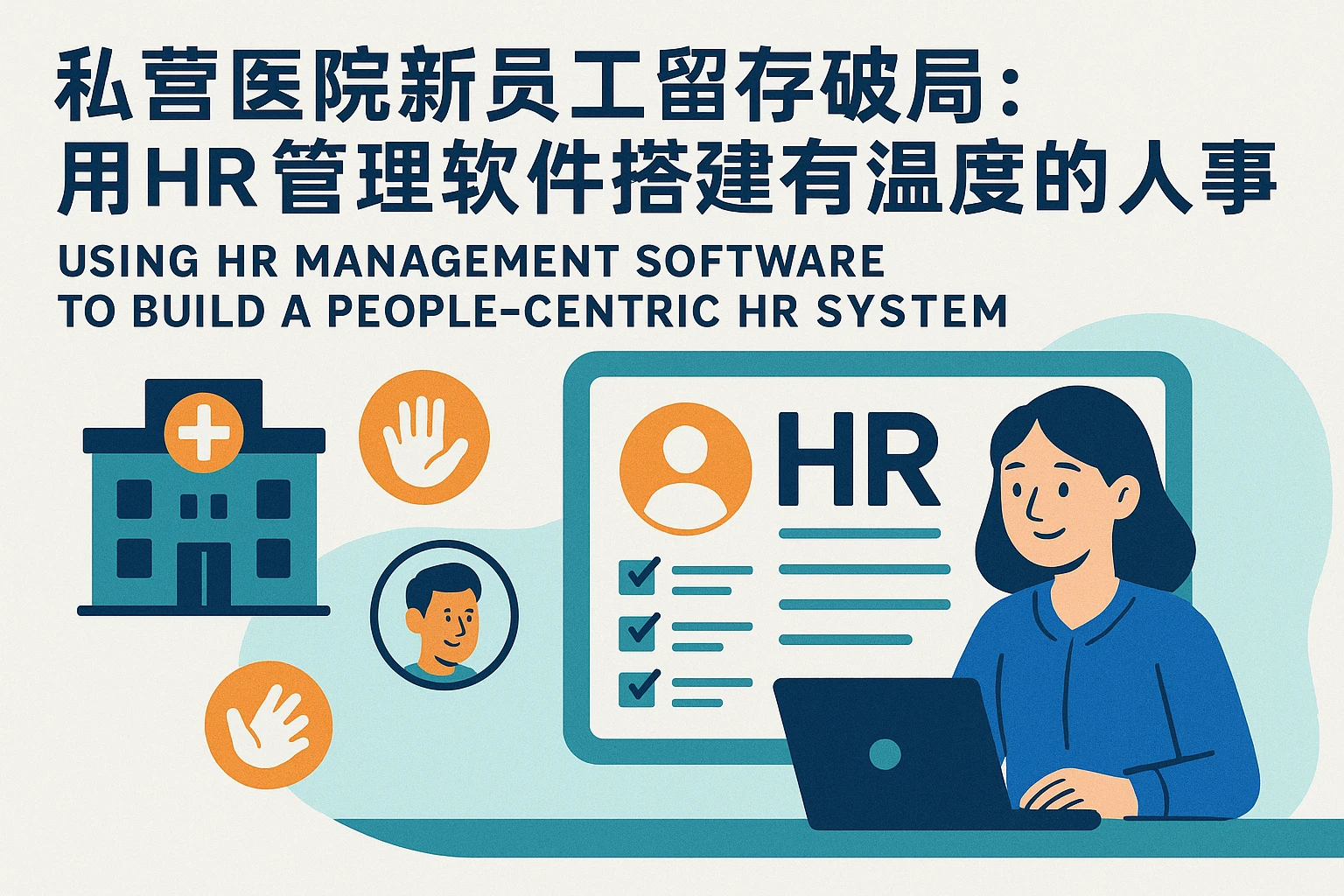 私营医院新员工留存破局：用HR管理软件搭建有温度的人事系统