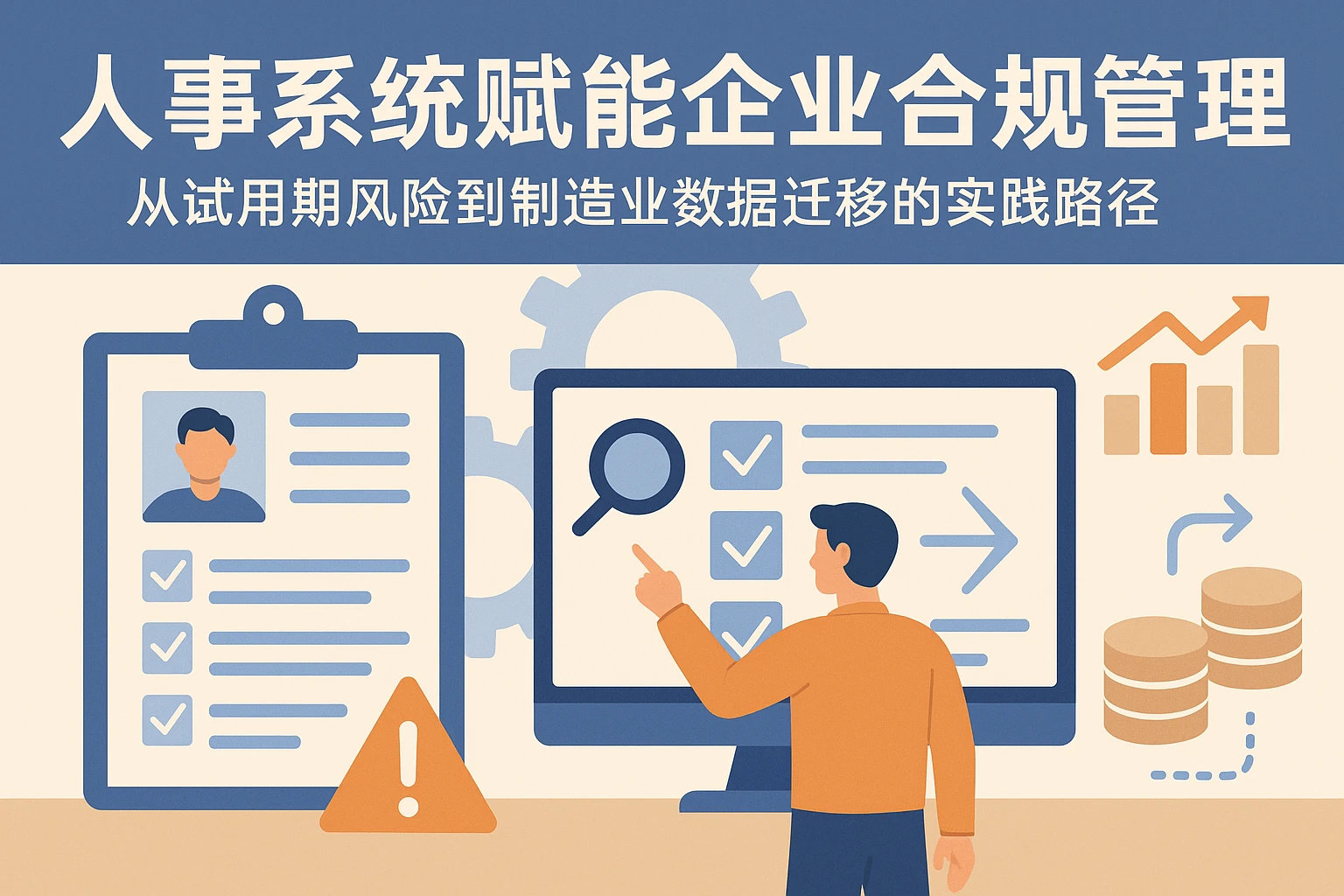 人事系统赋能企业合规管理：从试用期风险到制造业数据迁移的实践路径