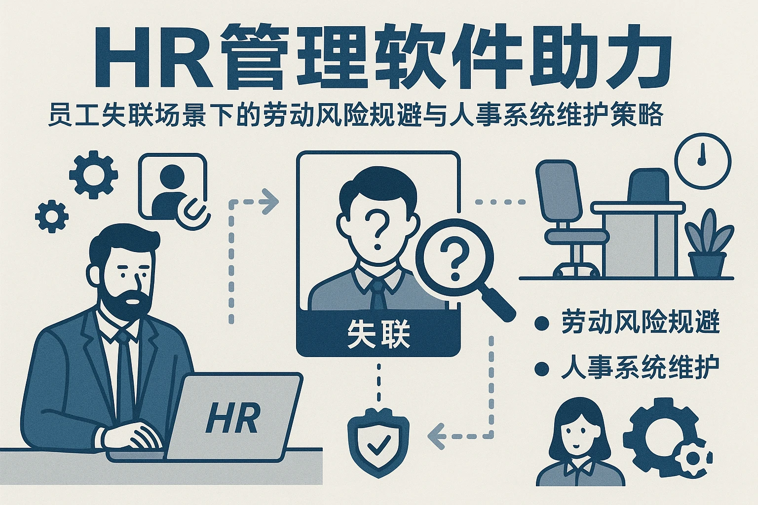 HR管理软件助力：员工失联场景下的劳动风险规避与人事系统维护策略