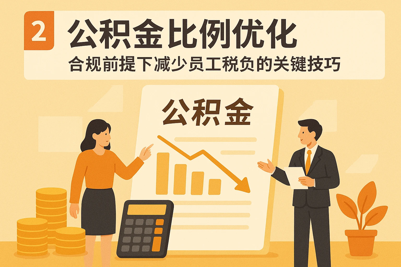 2. 公积金比例优化：合规前提下减少员工税负的关键技巧