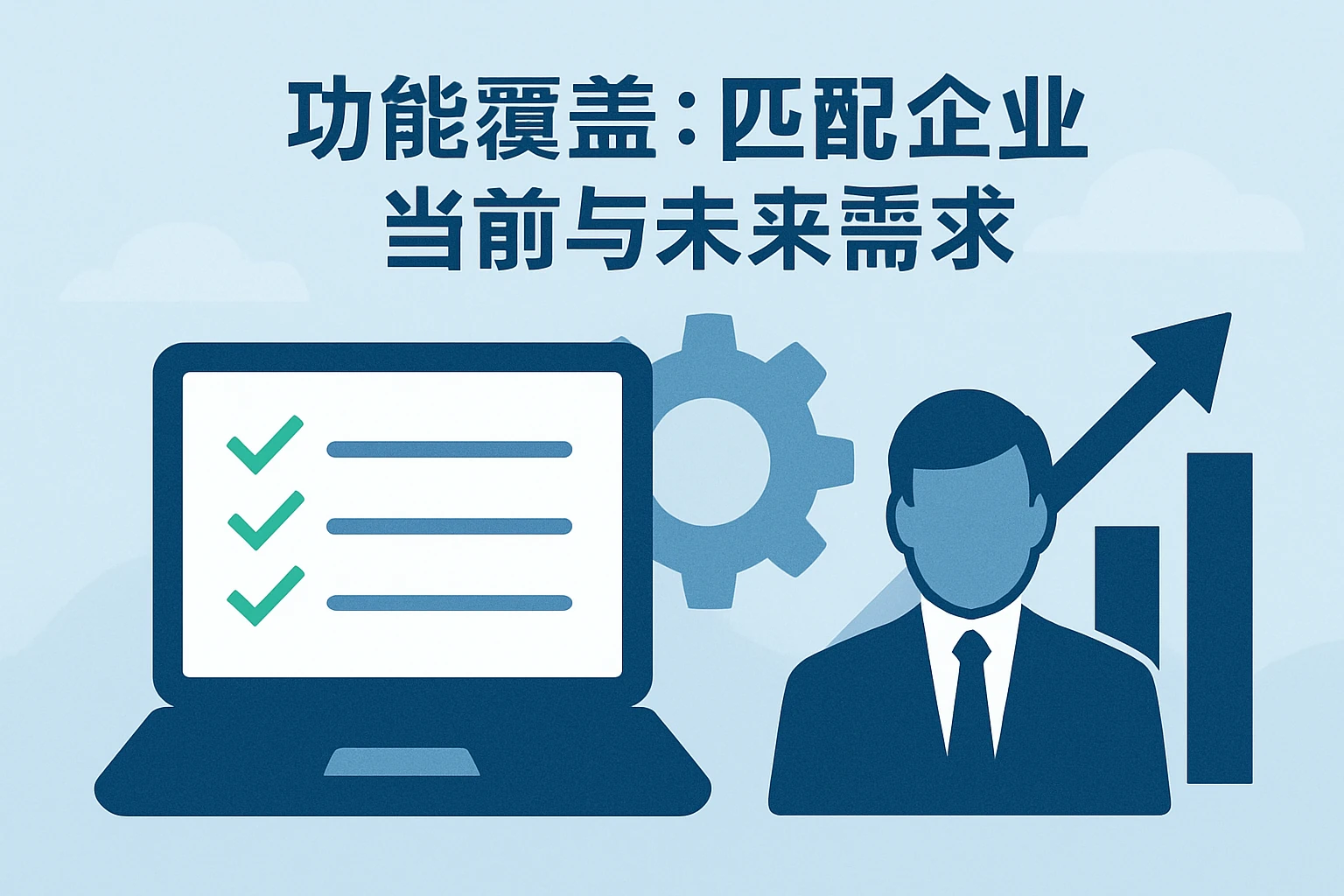 1. 功能覆盖：匹配企业当前与未来需求