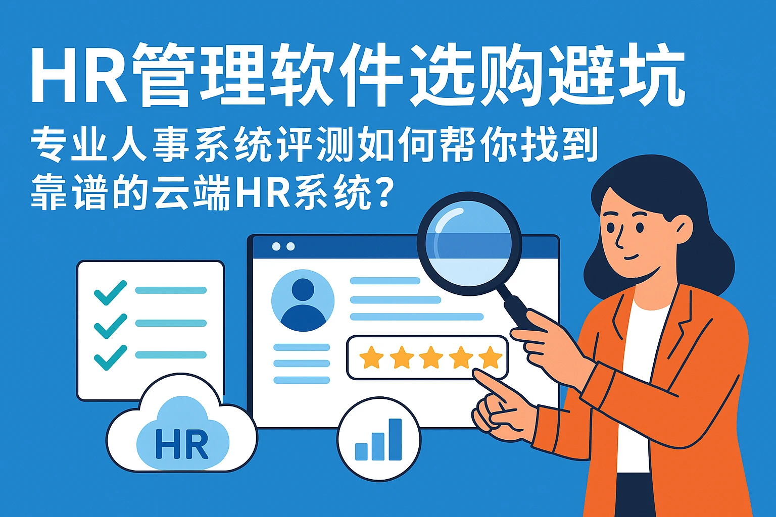 HR管理软件选购避坑：专业人事系统评测如何帮你找到靠谱的云端HR系统？