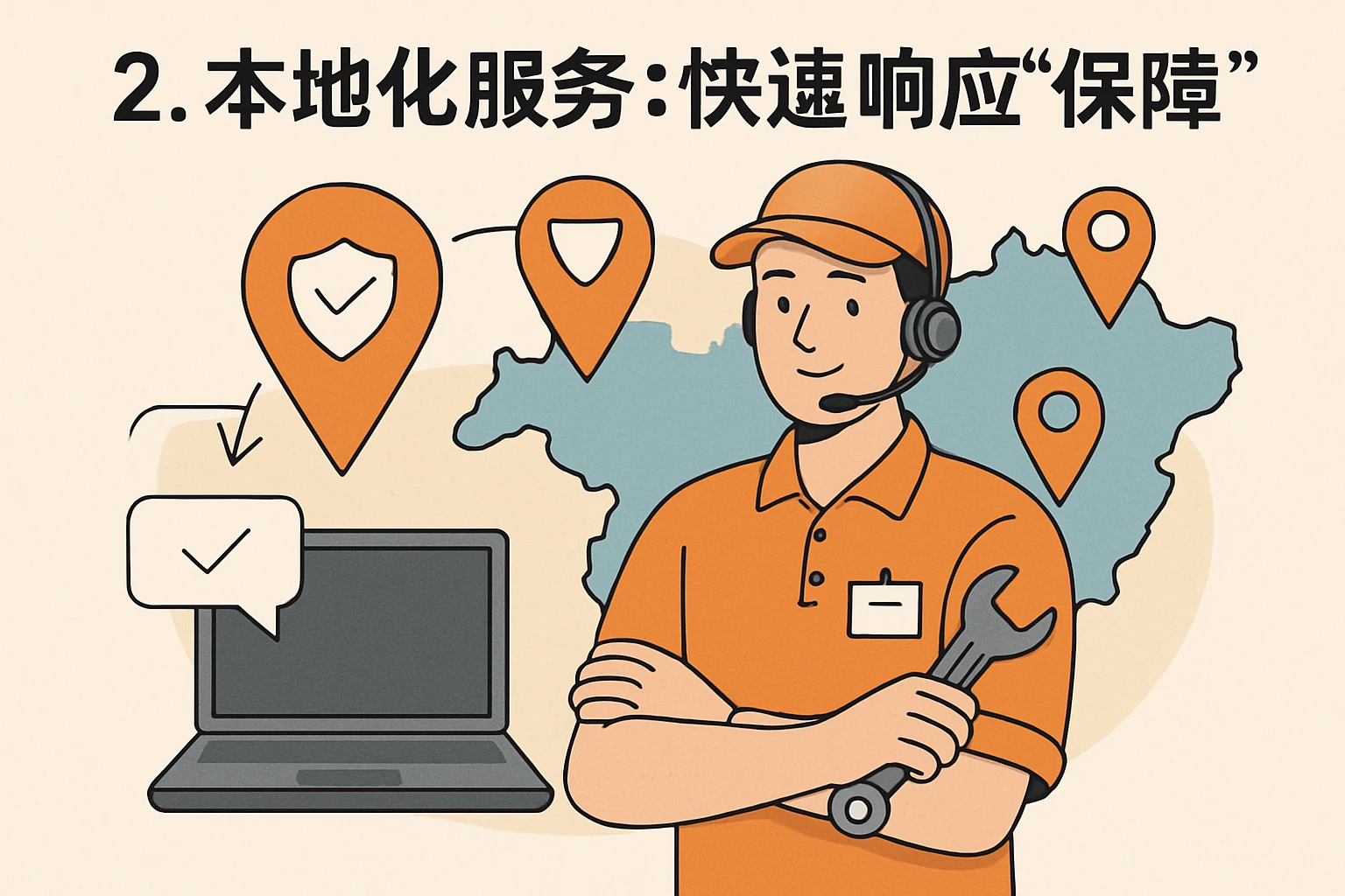 2. 本地化服务：快速响应的“保障”