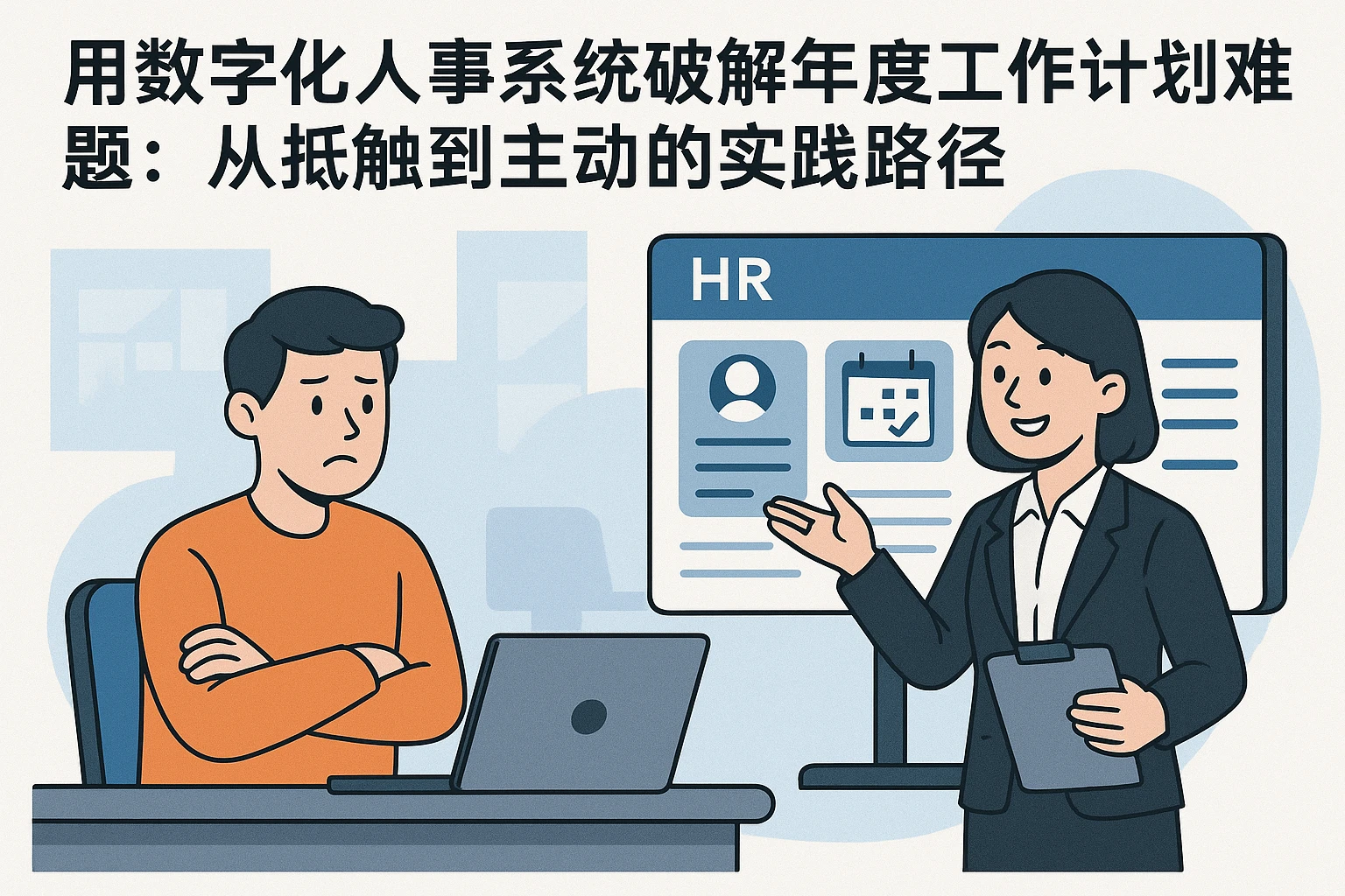 用数字化人事系统破解年度工作计划难题：从抵触到主动的实践路径