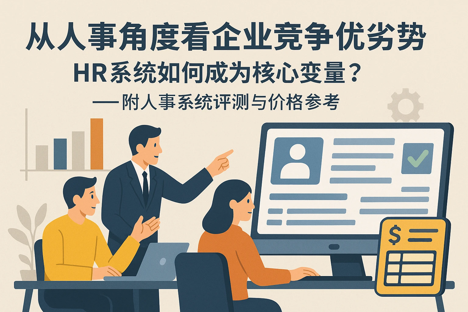 从人事角度看企业竞争优劣势：HR系统如何成为核心变量？——附人事系统评测与价格参考