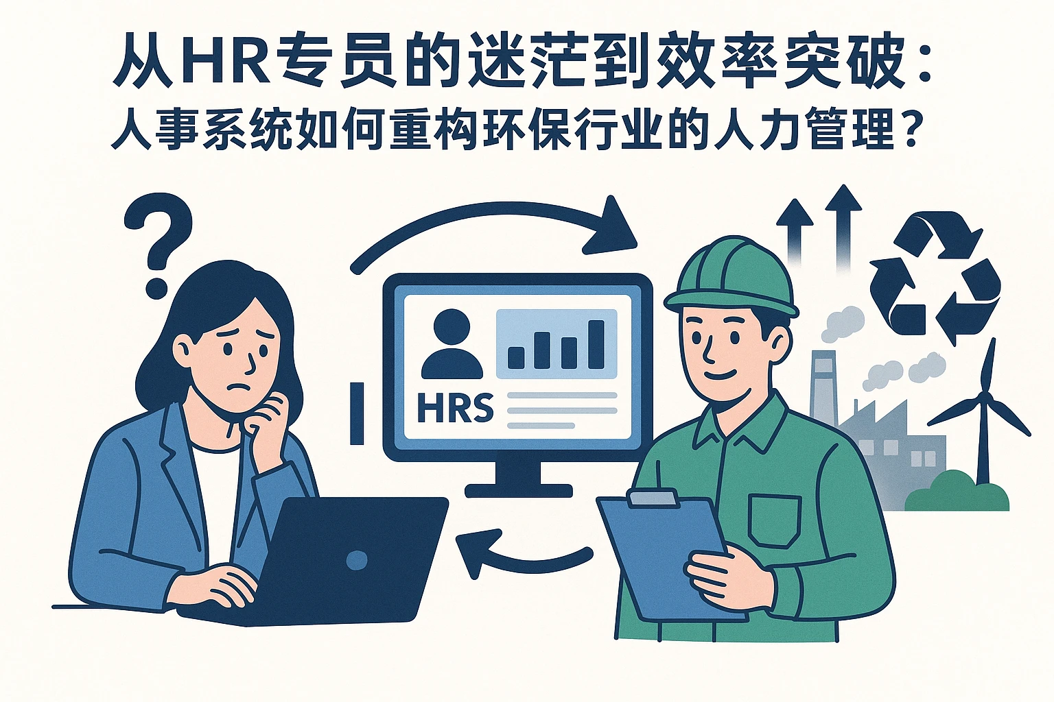 从HR专员的迷茫到效率突破：人事系统如何重构环保行业的人力管理？