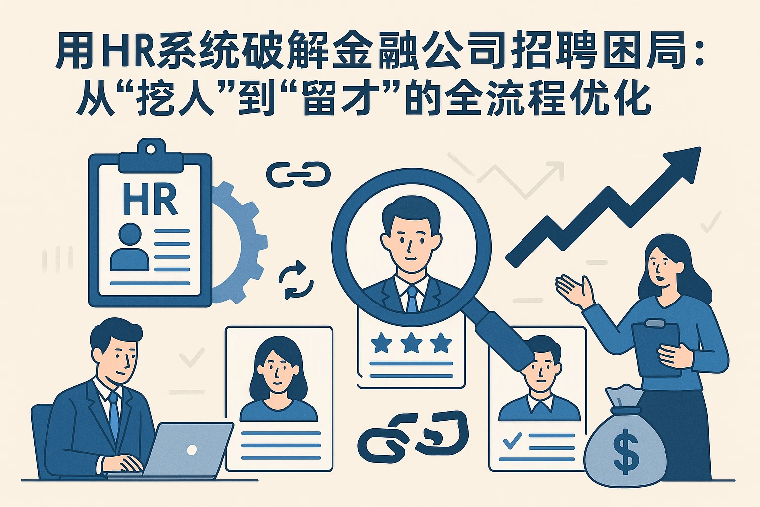 用HR系统破解金融公司招聘困局：从“挖人”到“留才”的全流程优化