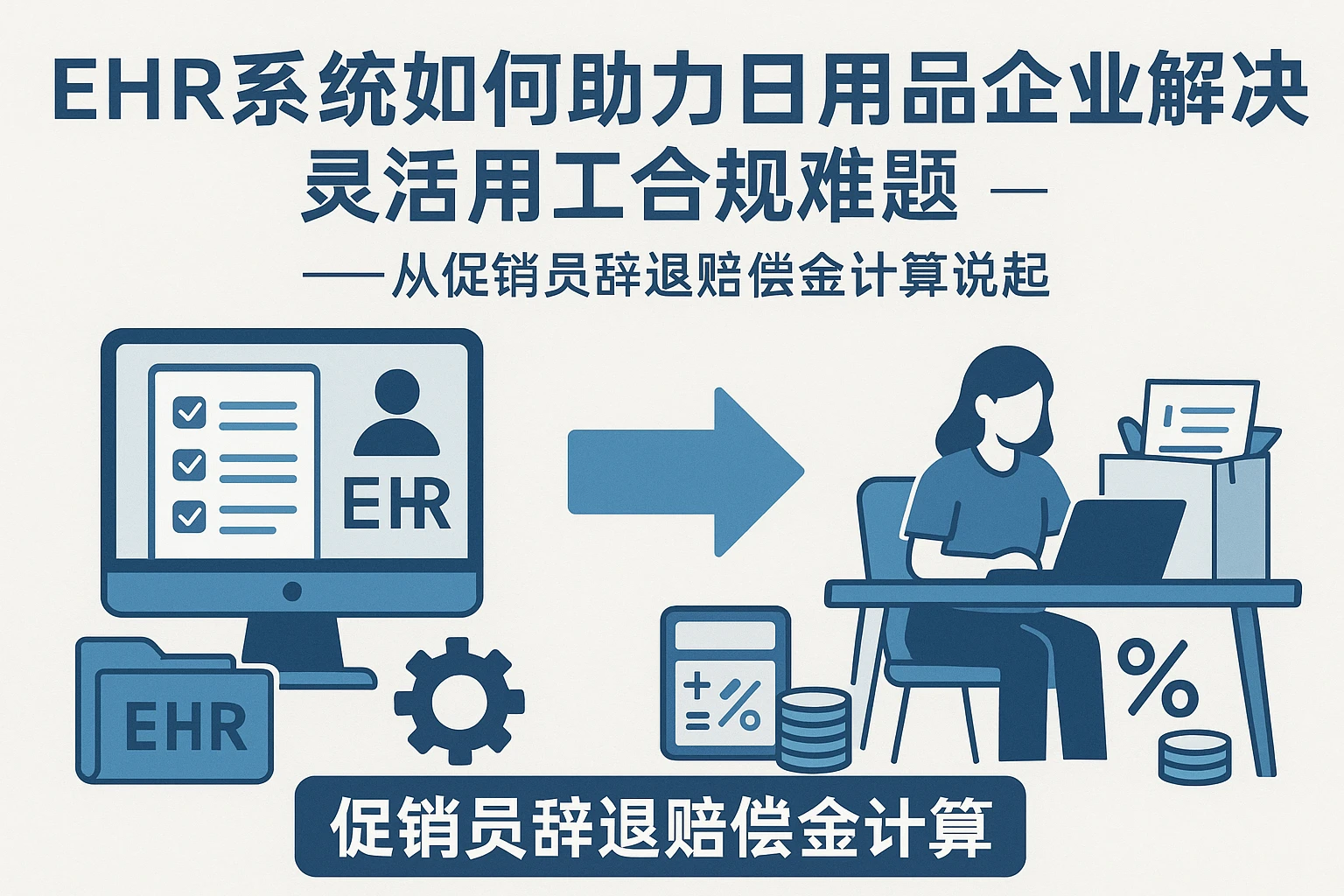 EHR系统如何助力日用品企业解决灵活用工合规难题——从促销员辞退赔偿金计算说起