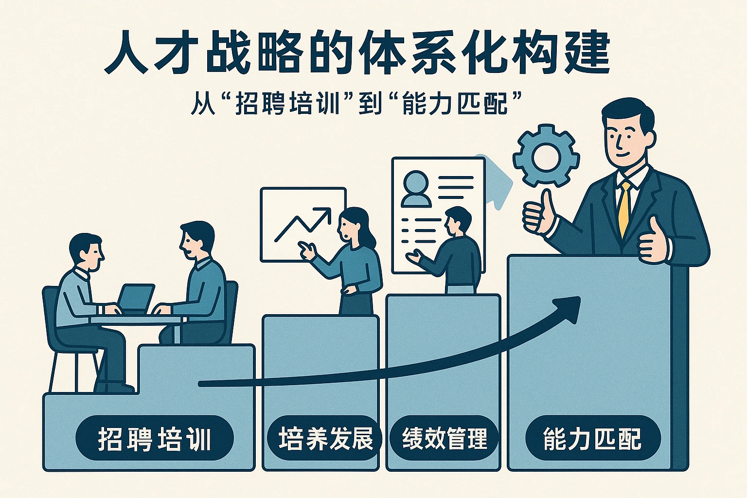 2. 人才战略的体系化构建：从“招聘培训”到“能力匹配”