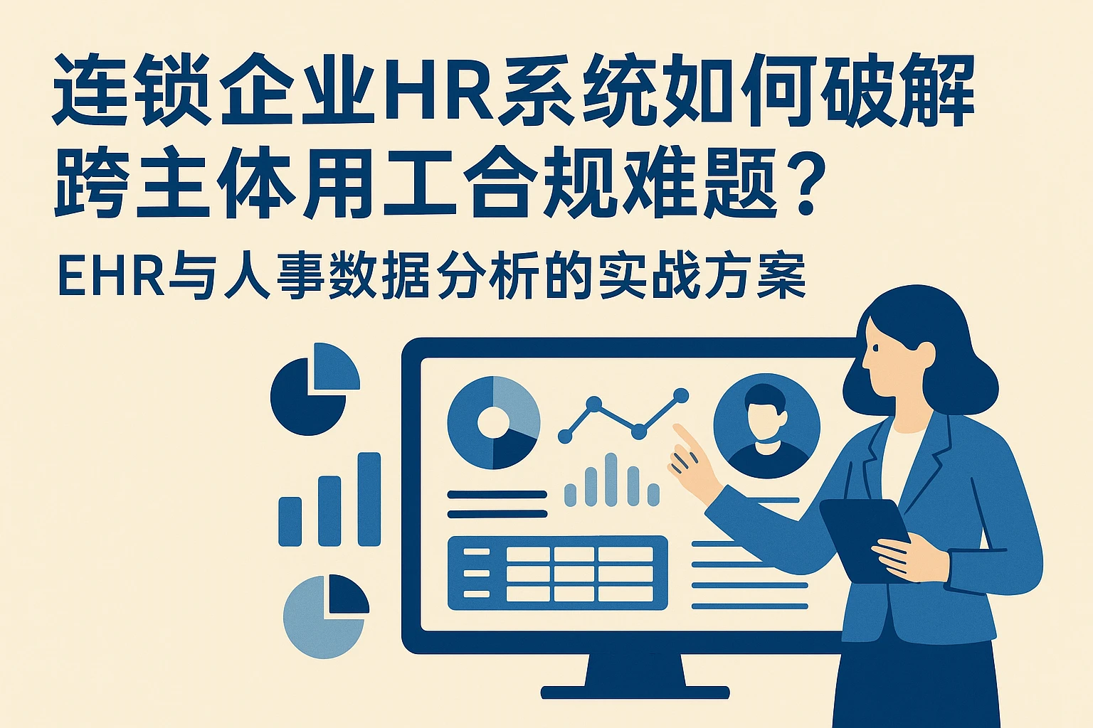 连锁企业HR系统如何破解跨主体用工合规难题？EHR与人事数据分析的实战方案