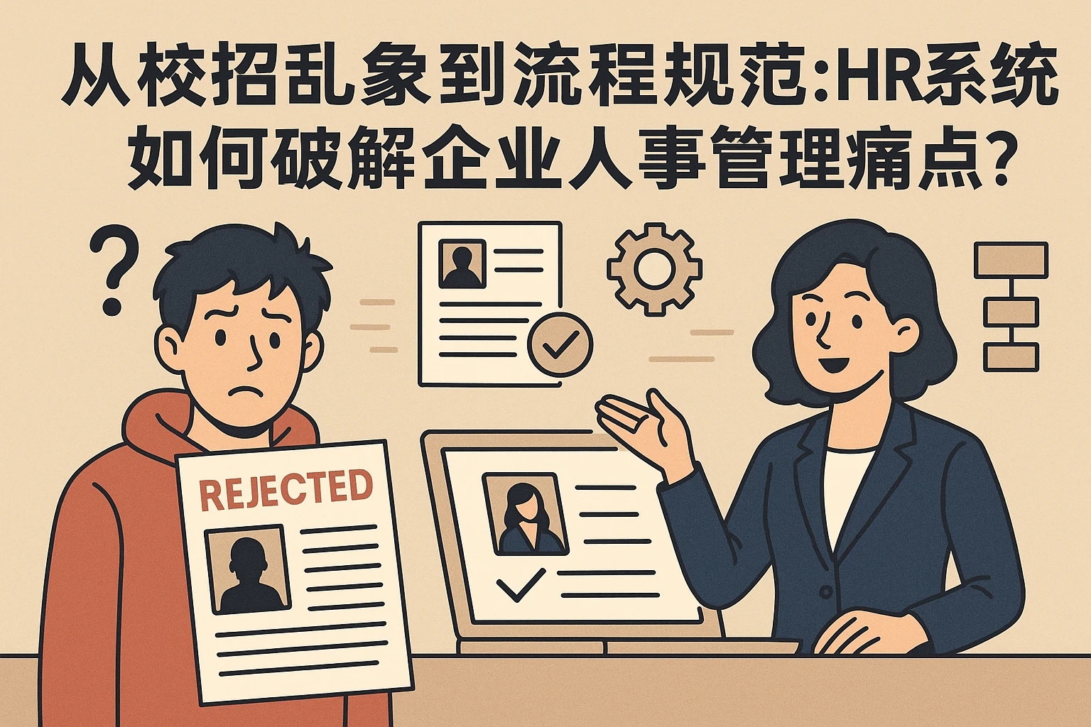 从校招乱象到流程规范：HR系统如何破解企业人事管理痛点？