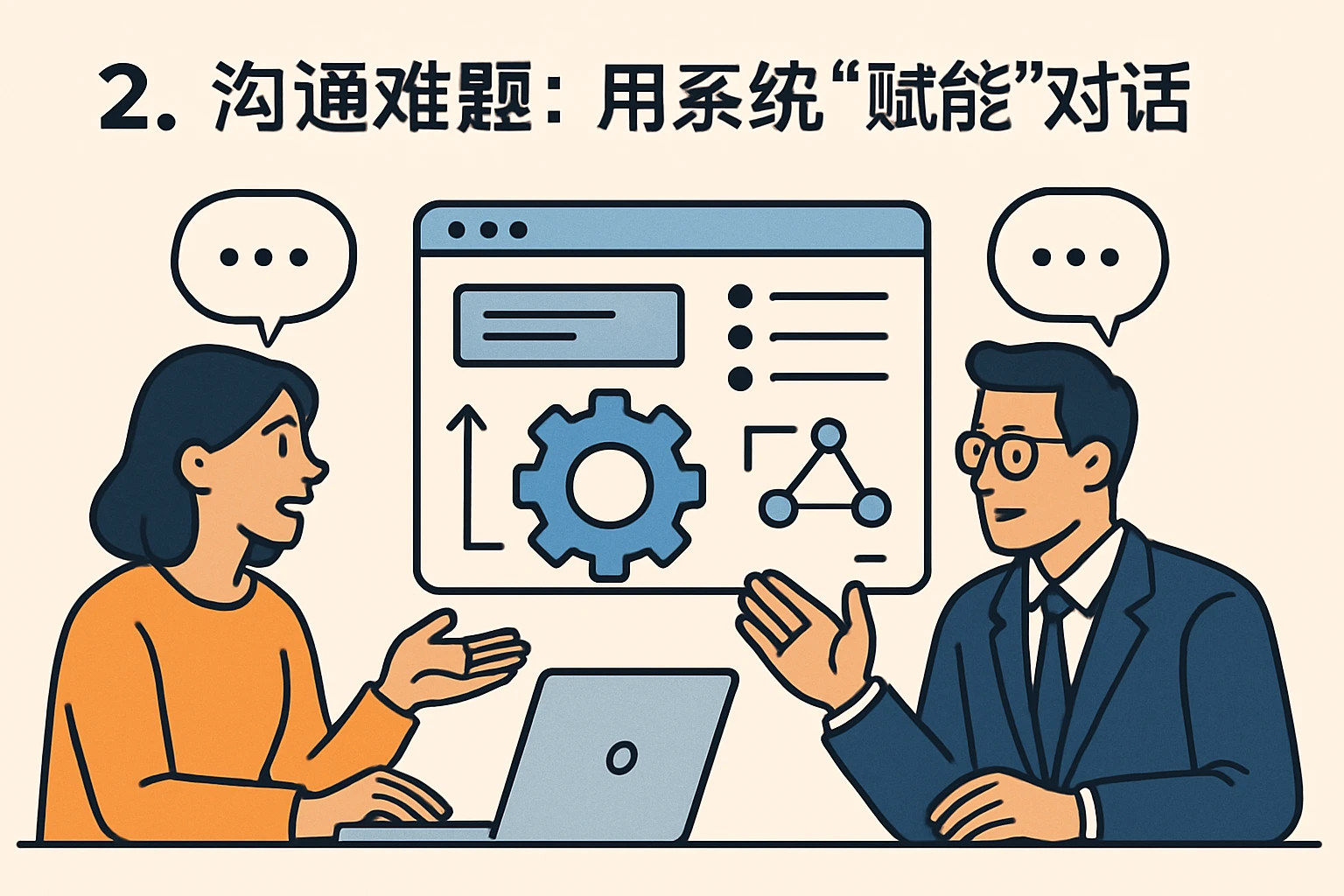 2. 沟通难题：用系统“赋能”专业对话