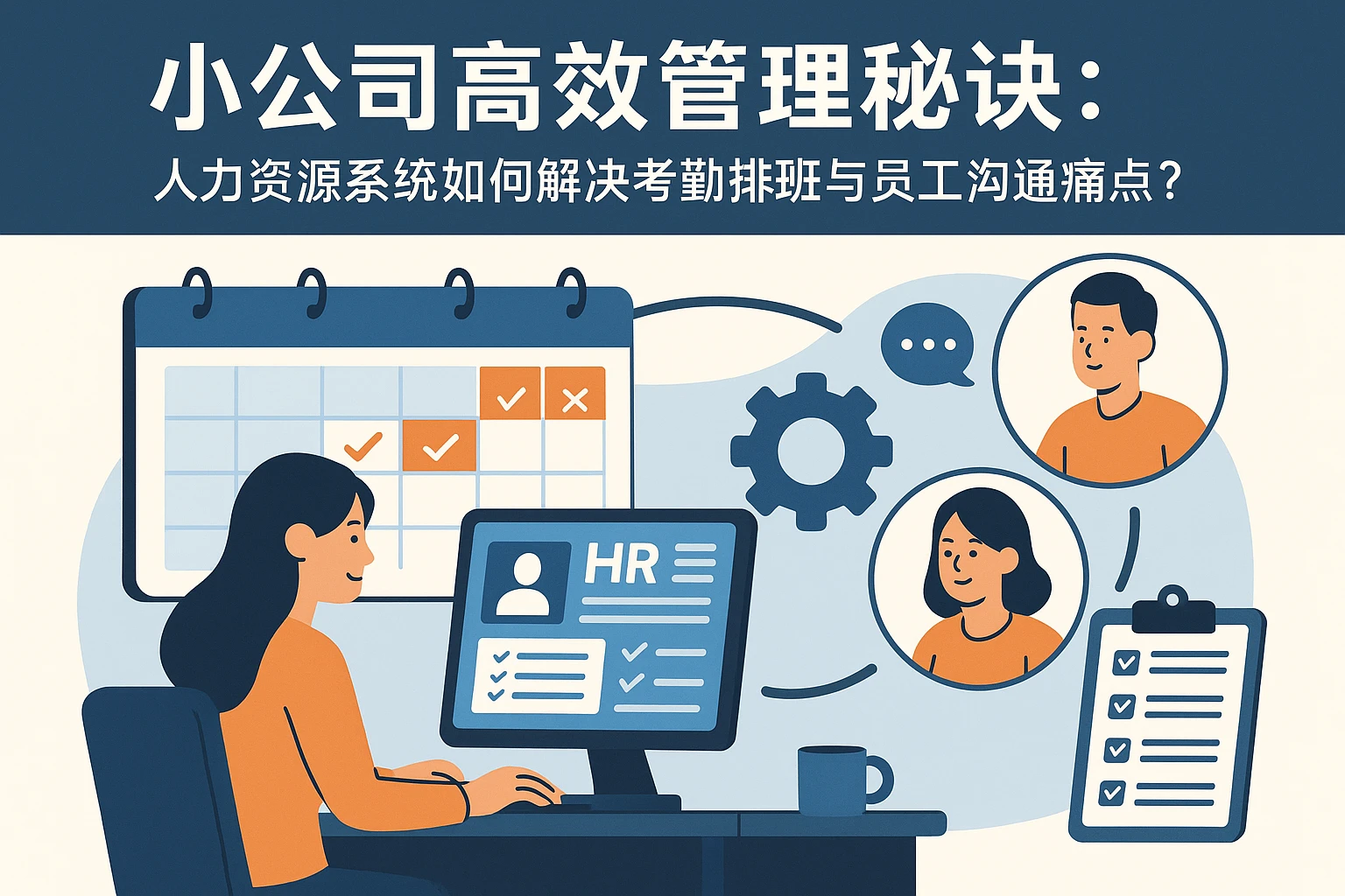 小公司高效管理秘诀：人力资源系统如何解决考勤排班与员工沟通痛点？