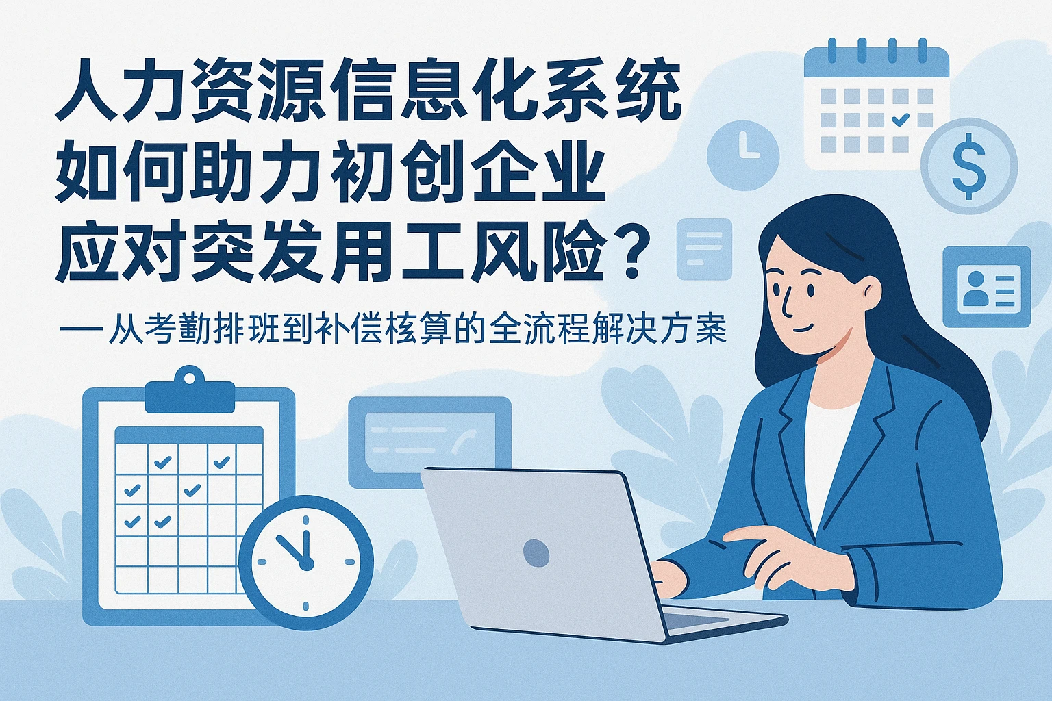 人力资源信息化系统如何助力初创企业应对突发用工风险？——从考勤排班到补偿核算的全流程解决方案