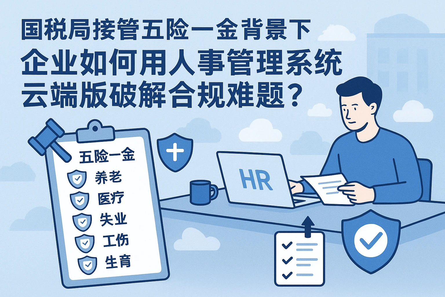 国税局接管五险一金背景下，企业如何用人事管理系统云端版破解合规难题？