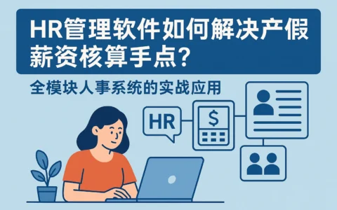 HR管理软件如何解决产假薪资核算痛点？全模块人事系统的实战应用解析