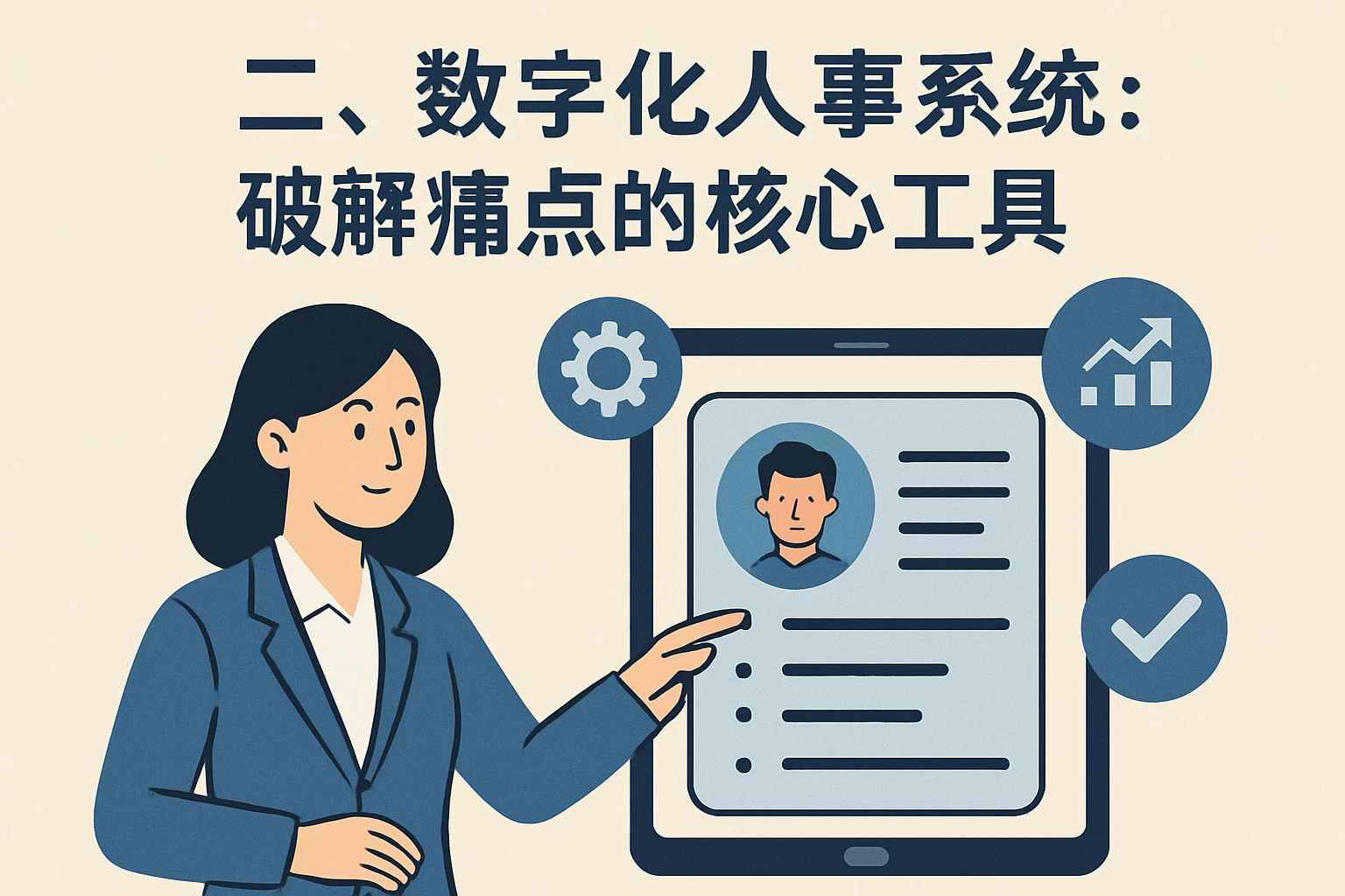 二、数字化人事系统：破解痛点的核心工具
