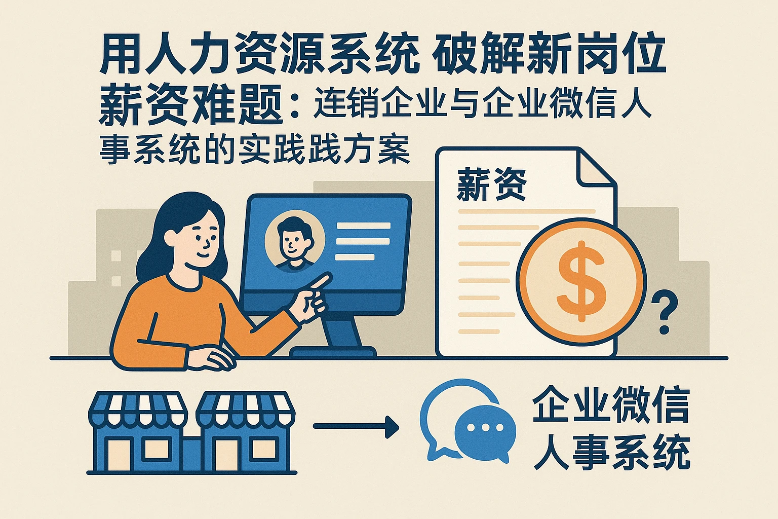 用人力资源系统破解新岗位薪资难题：连锁企业与企业微信人事系统的实践方案
