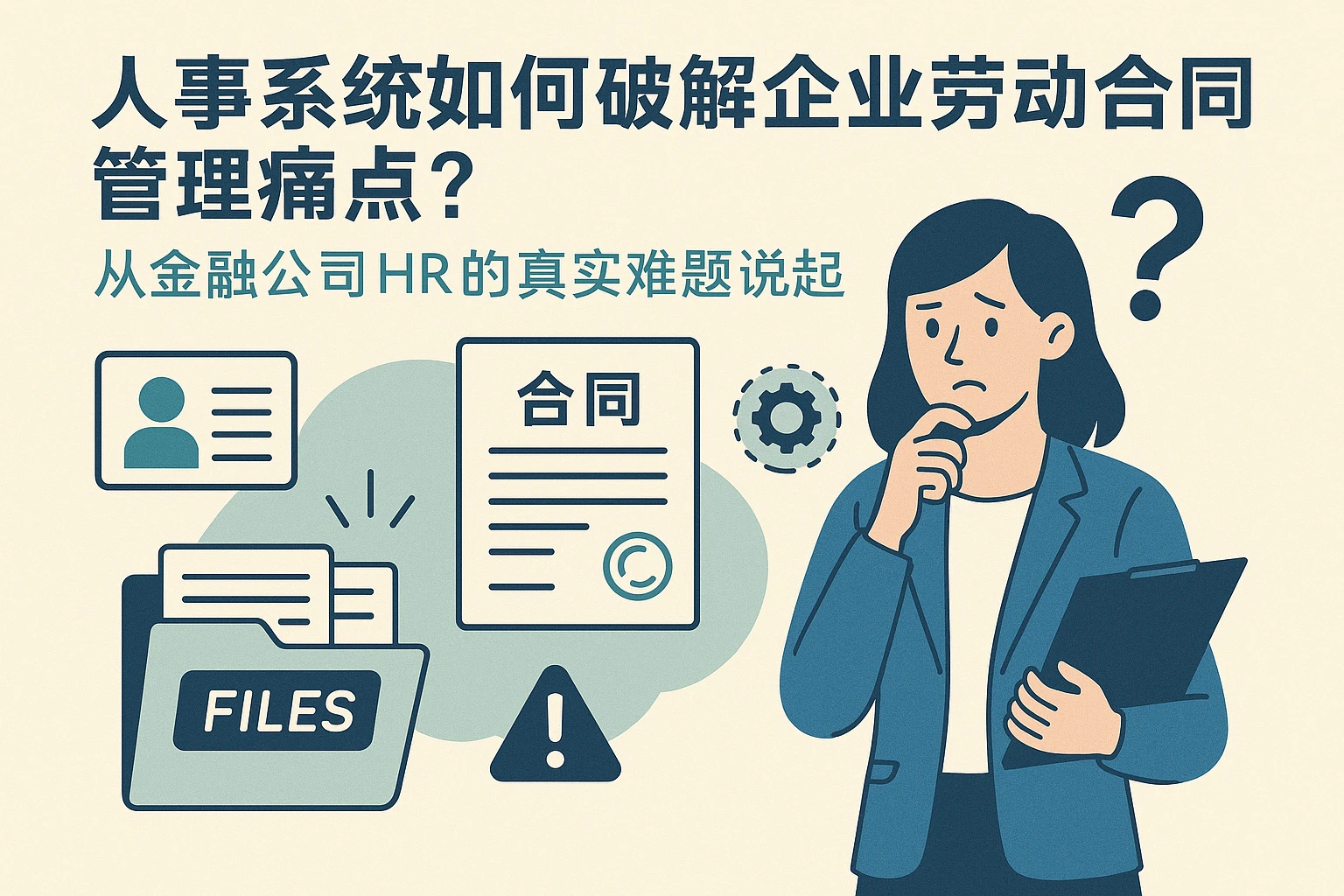 人事系统如何破解企业劳动合同管理痛点？从金融公司HR的真实难题说起