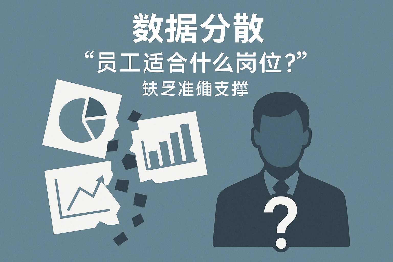 2. 数据分散：“员工适合什么岗位？”缺乏准确支撑