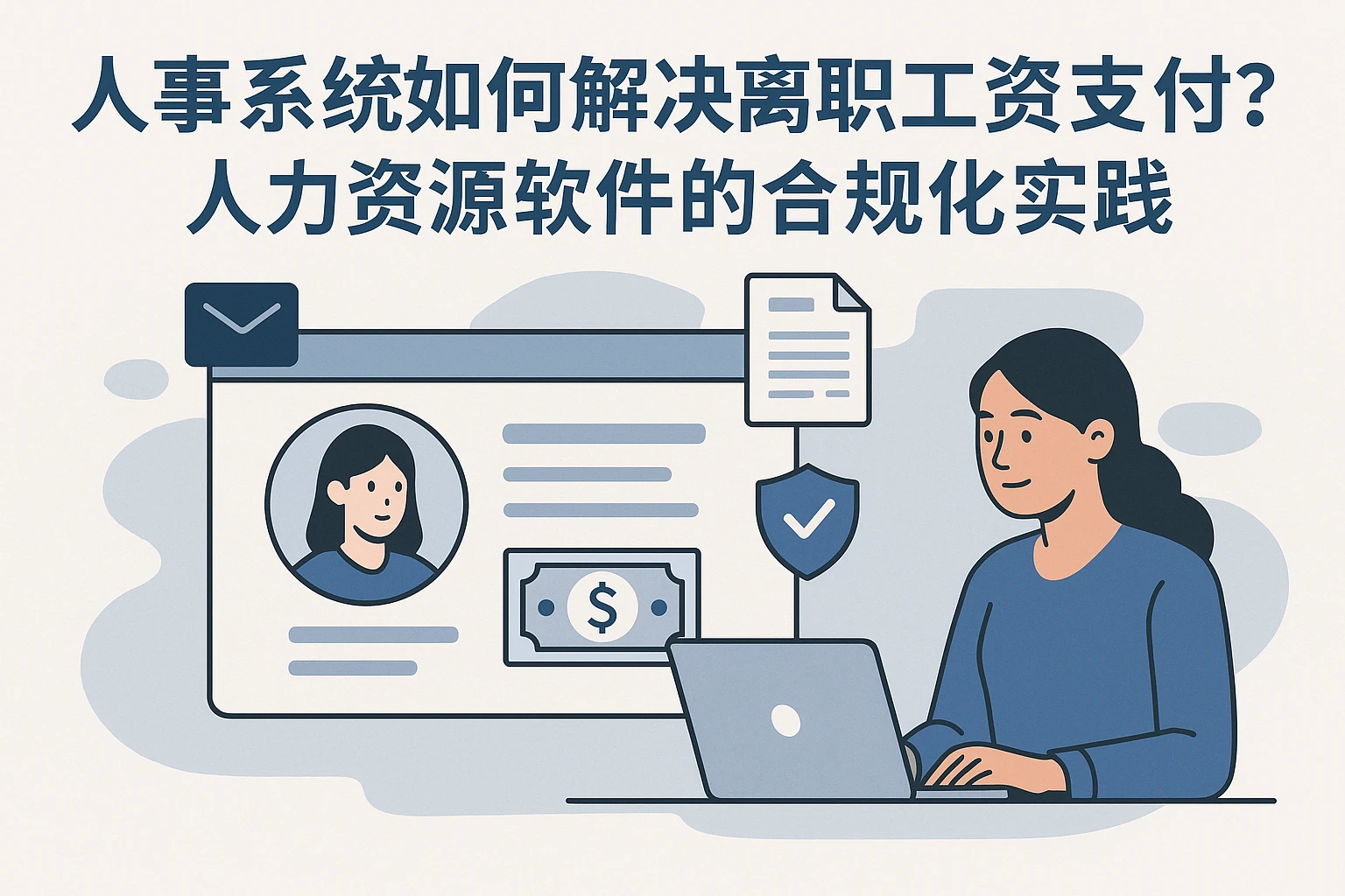 人事系统如何解决离职工资支付痛点？人力资源软件的合规化实践