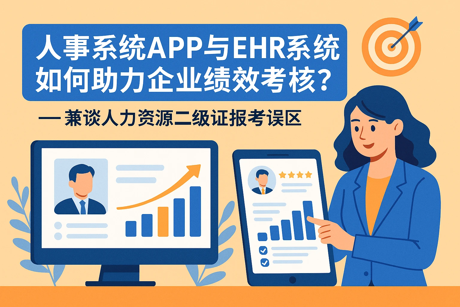 人事系统APP与EHR系统如何助力企业绩效考核？——兼谈人力资源二级证报考误区