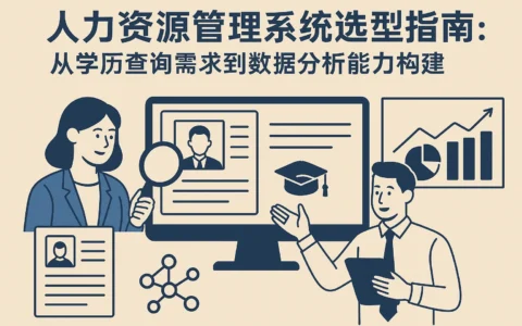 人力资源管理系统选型指南：从学历查询需求到数据分析能力构建