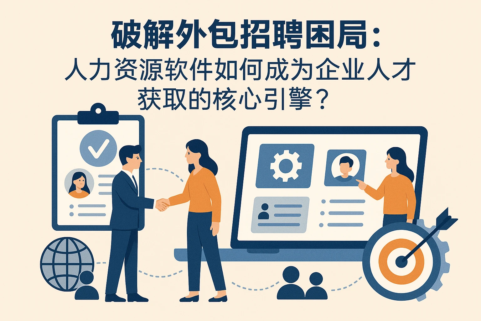 破解外包招聘困局：人力资源软件如何成为企业人才获取的核心引擎？