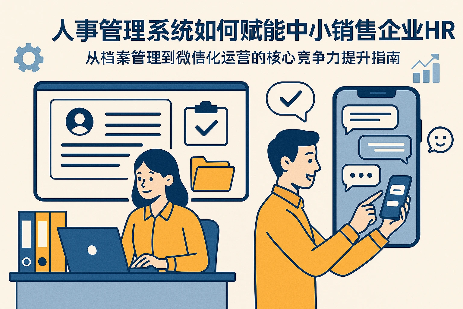 人事管理系统如何赋能中小销售企业HR？从档案管理到微信化运营的核心竞争力提升指南
