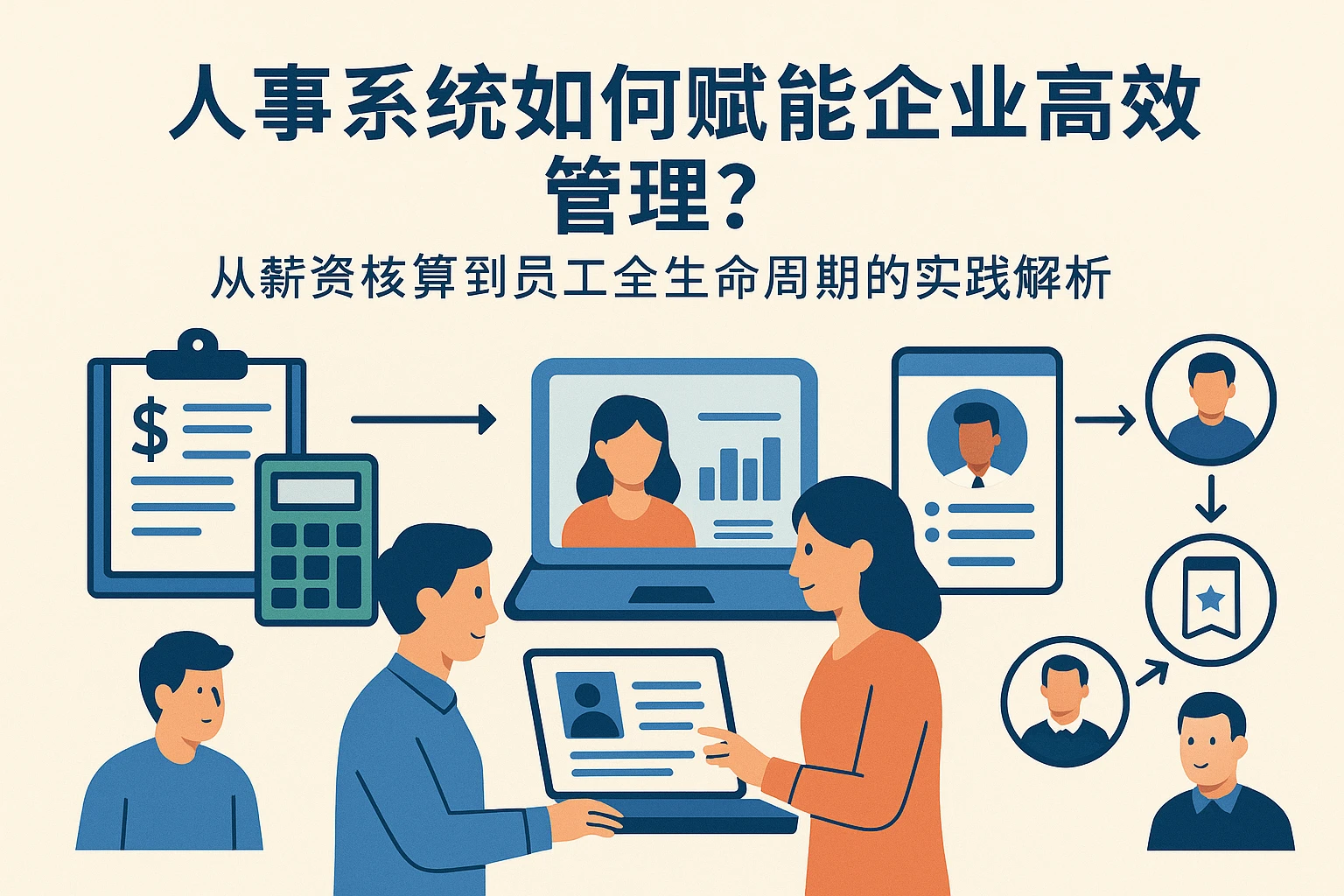 人事系统如何赋能企业高效管理？从薪资核算到员工全生命周期的实践解析
