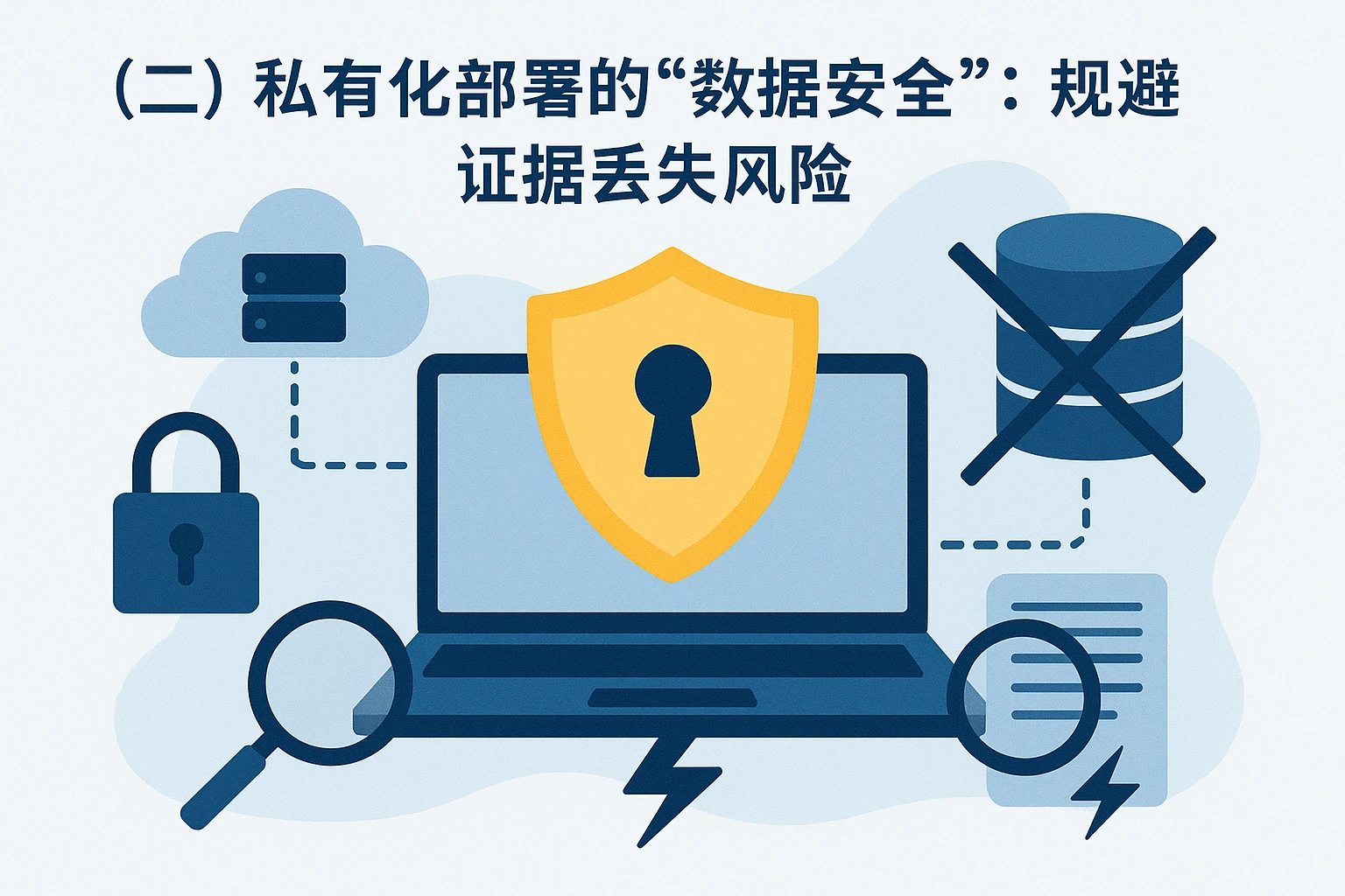 （二）私有化部署的“数据安全”：规避证据丢失风险